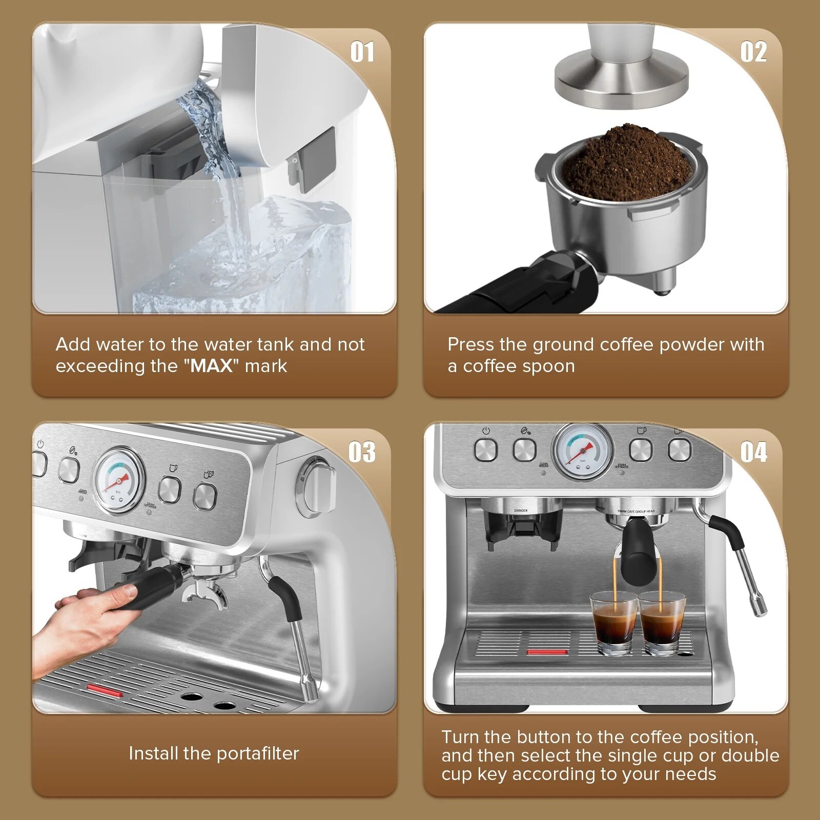 Antarctic Star LSAS-CM8050P Coffee-Makers - View #5