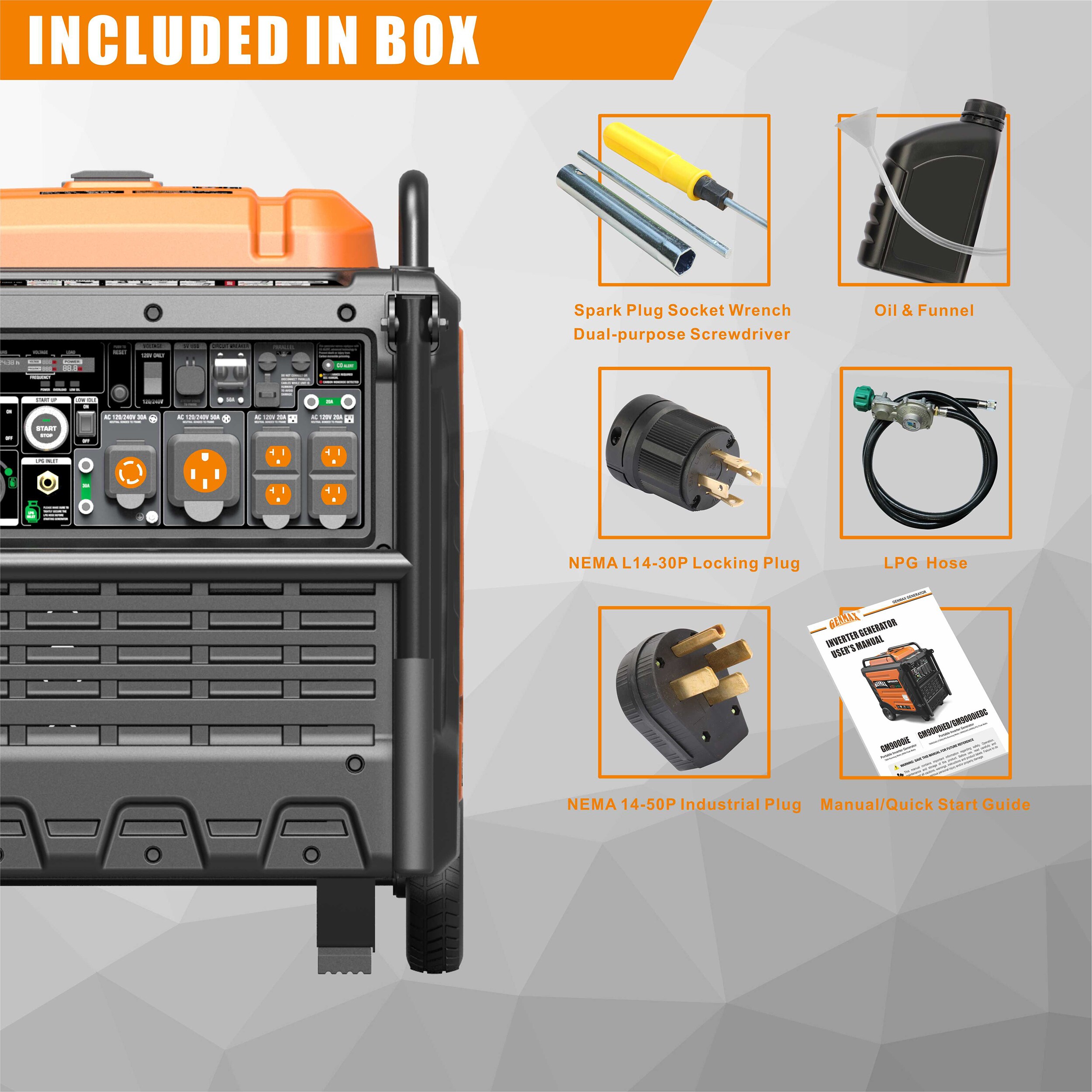 GENMAX GM9000IED Inverter-Generators - View #6