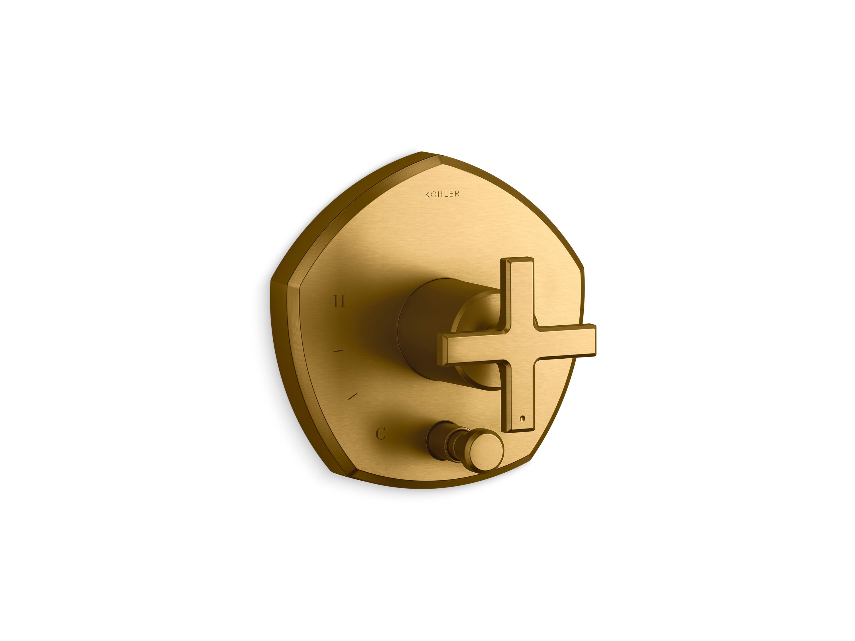 KOHLER - Occasion Vibrant Brushed Moderne Brass 1-handle Sold separately Bathtub and shower Fauce...