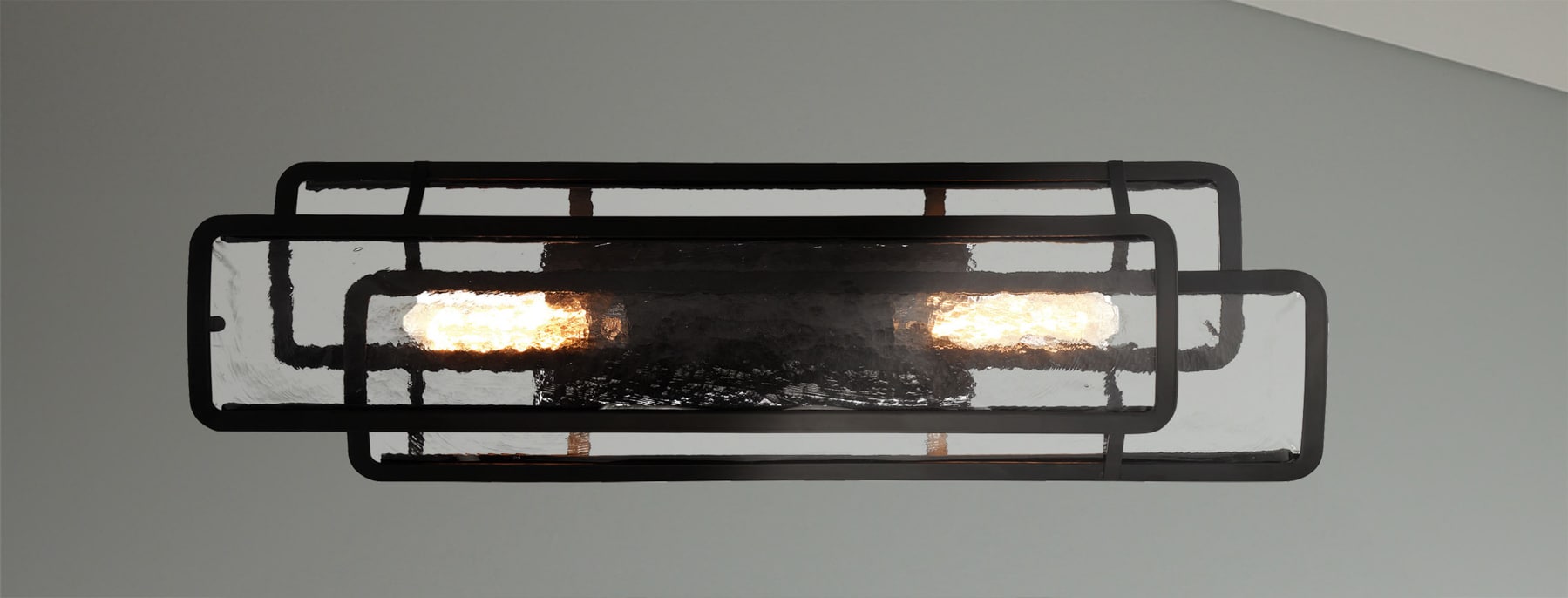 Minka Lavery 5263-66A Bella Collina 30-in 4 -Light Matte Black Transitional Vanity light bar