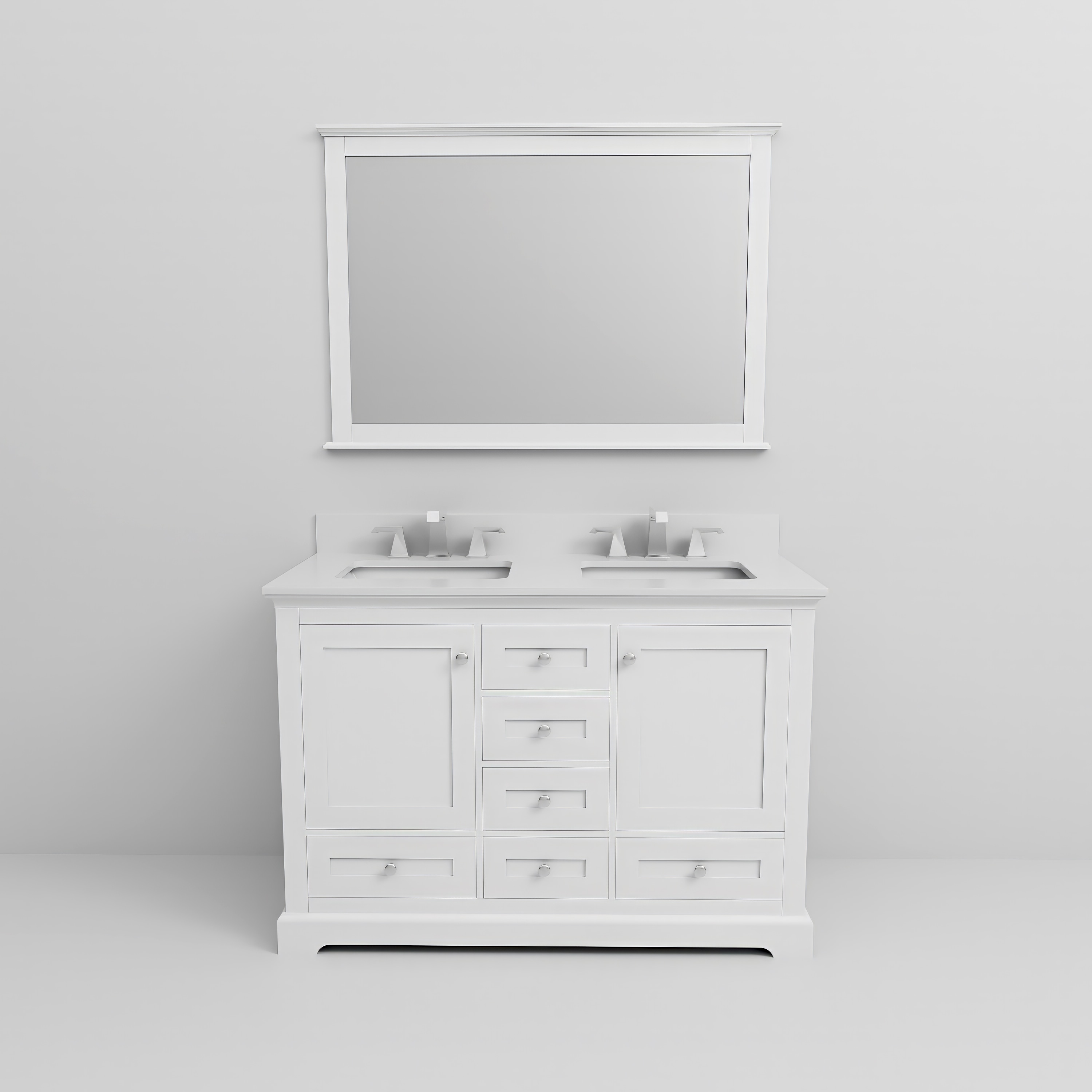 Lexora LD342248DAWQM46F Bath-Vanity-Combo - View #11