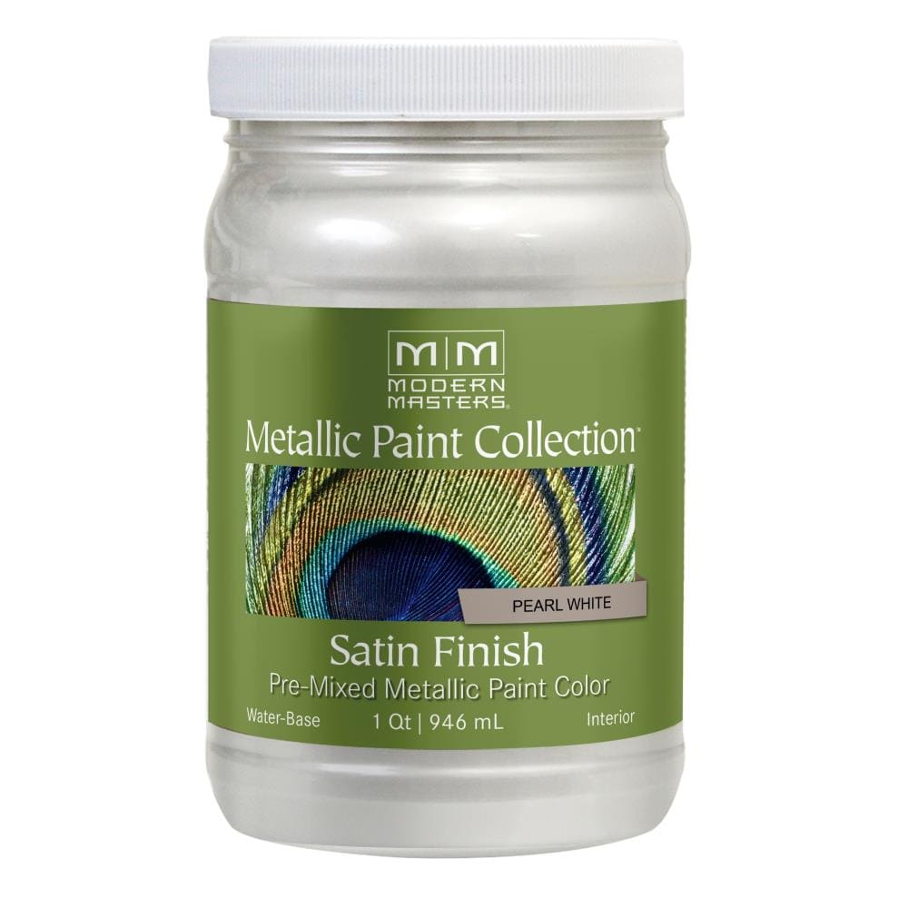 Metallics 2-Ounce White Pearl Acrylic Paint — Grand River Art Supply