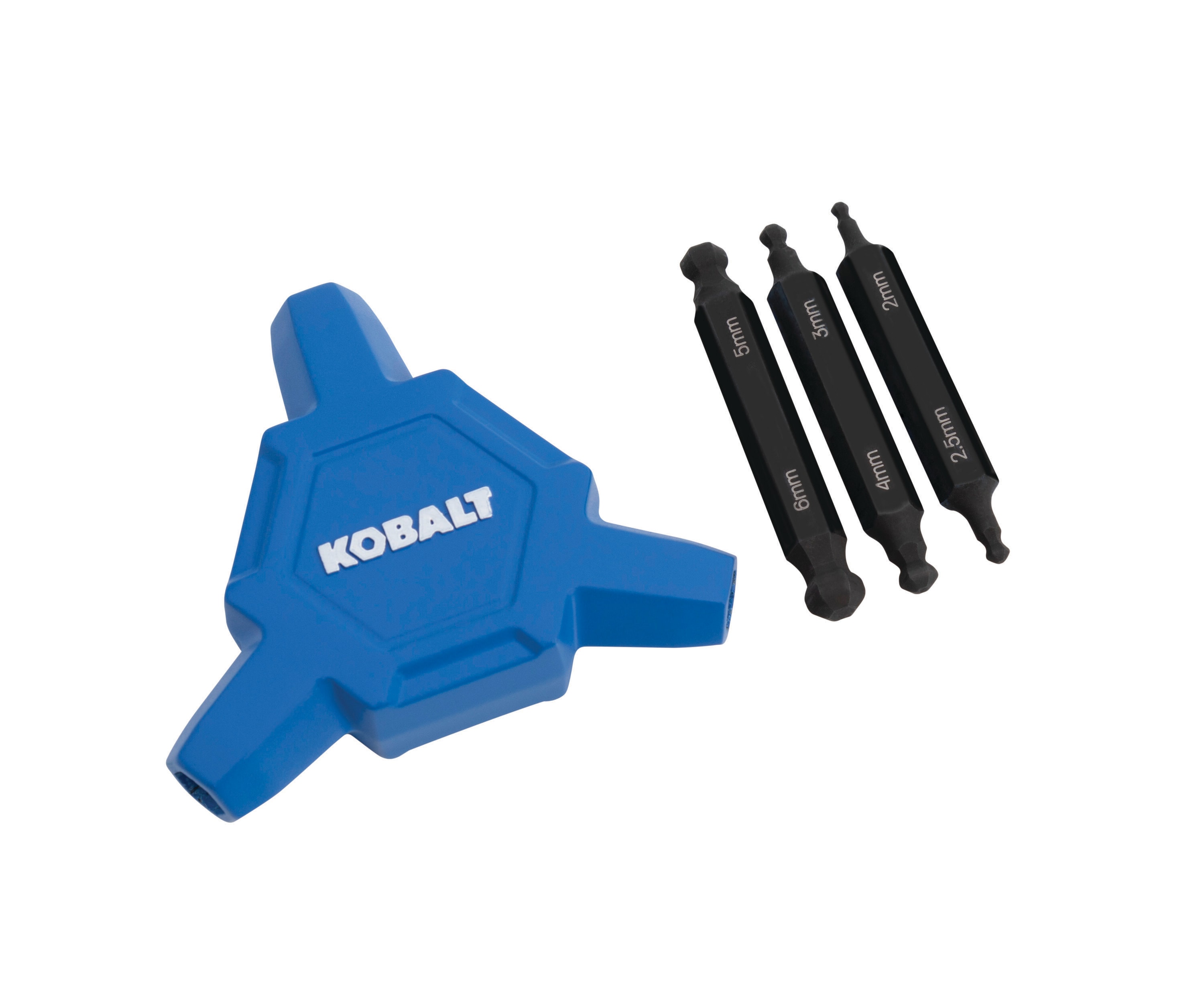 Kobalt 53319 Assorted Metric 6 -Pieces Ball End Hex key set