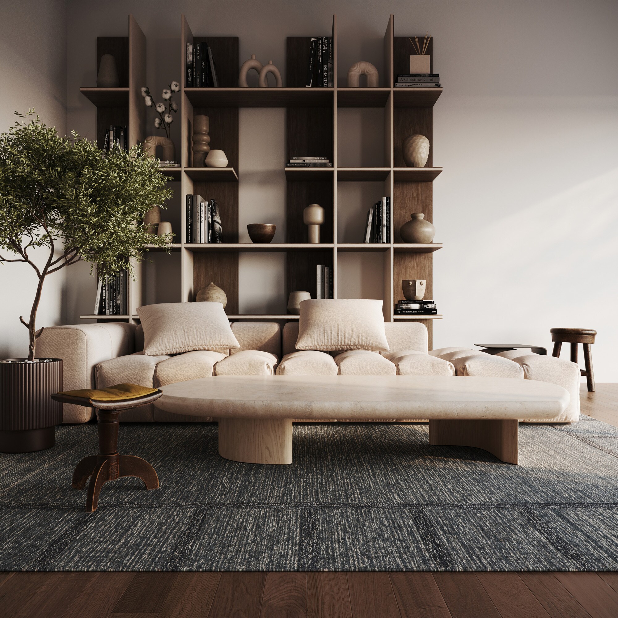 nuLOOM 200MTIM06B-508 Amara Vale Geometric Wool Rug