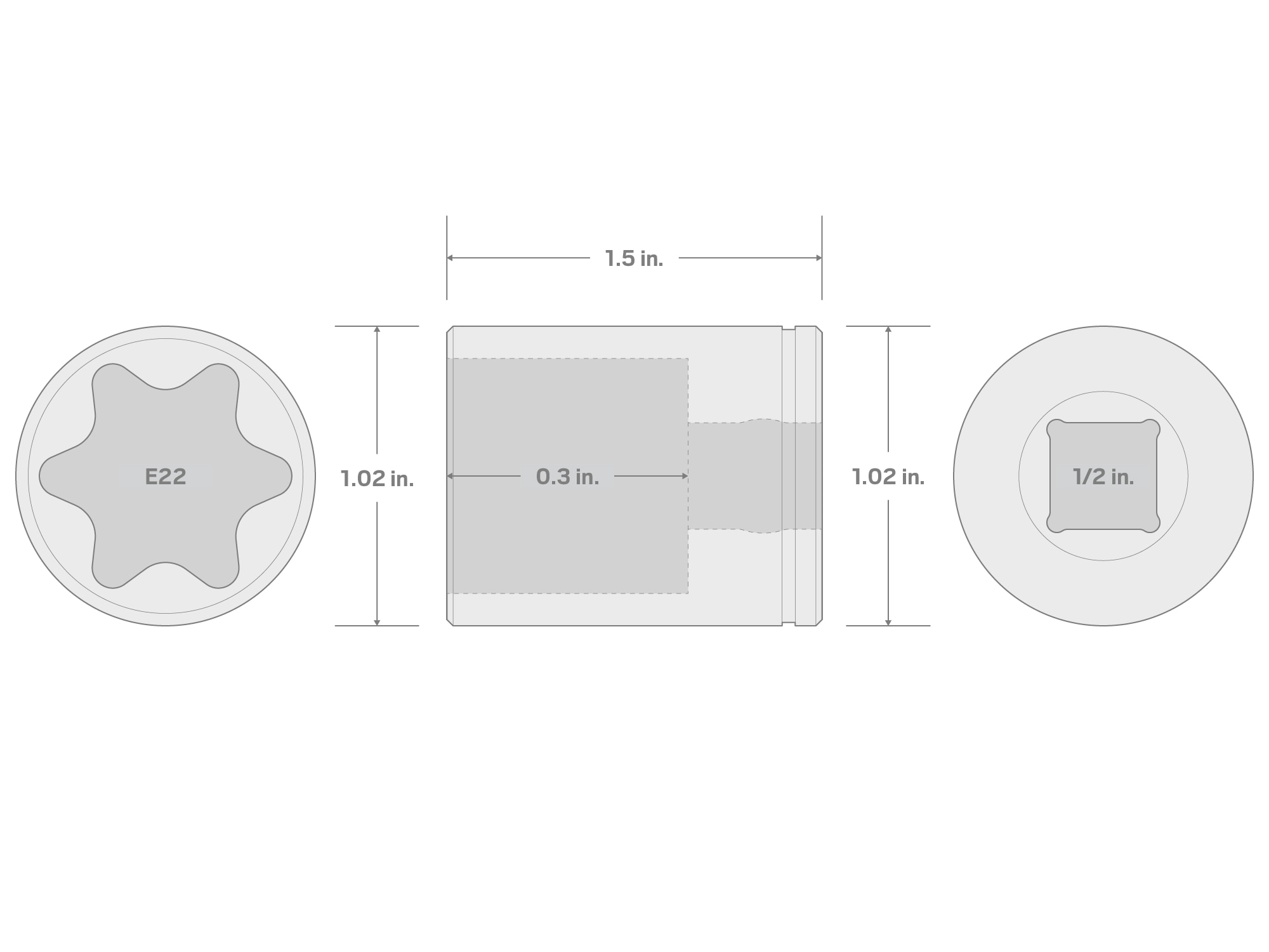 TEKTON SHD22422 Driver-Sockets - View #2