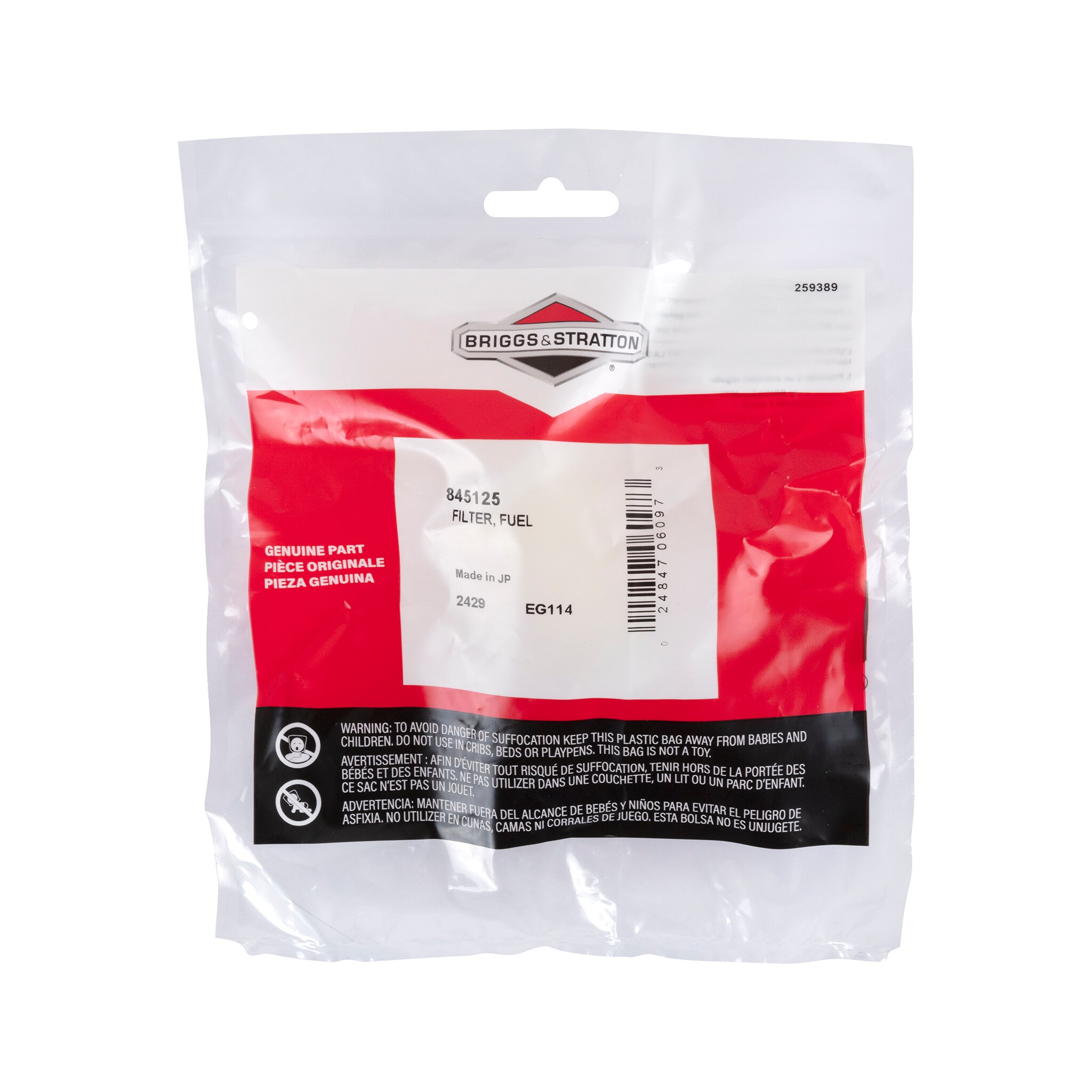 Briggs & Stratton 845125 Ope-Fuel-Filters - View #3