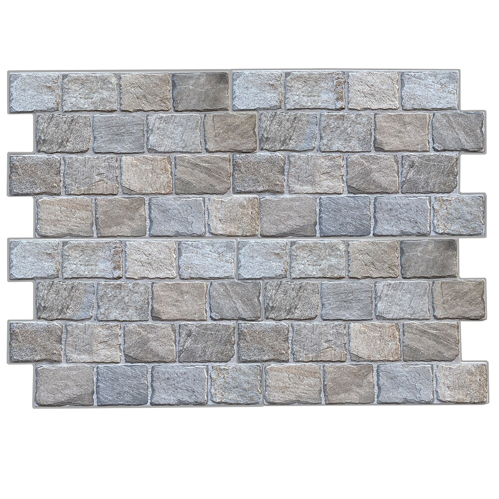 allen + roth Filita Cobblestone 17-in x 26-in Matte Porcelain Random ...