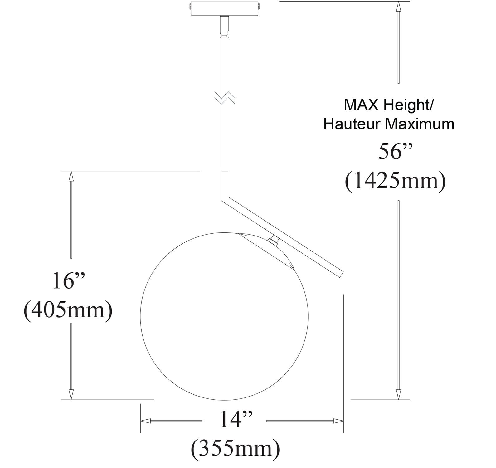 Dainolite ORN-141P-MB Pendant-Lights - View #6