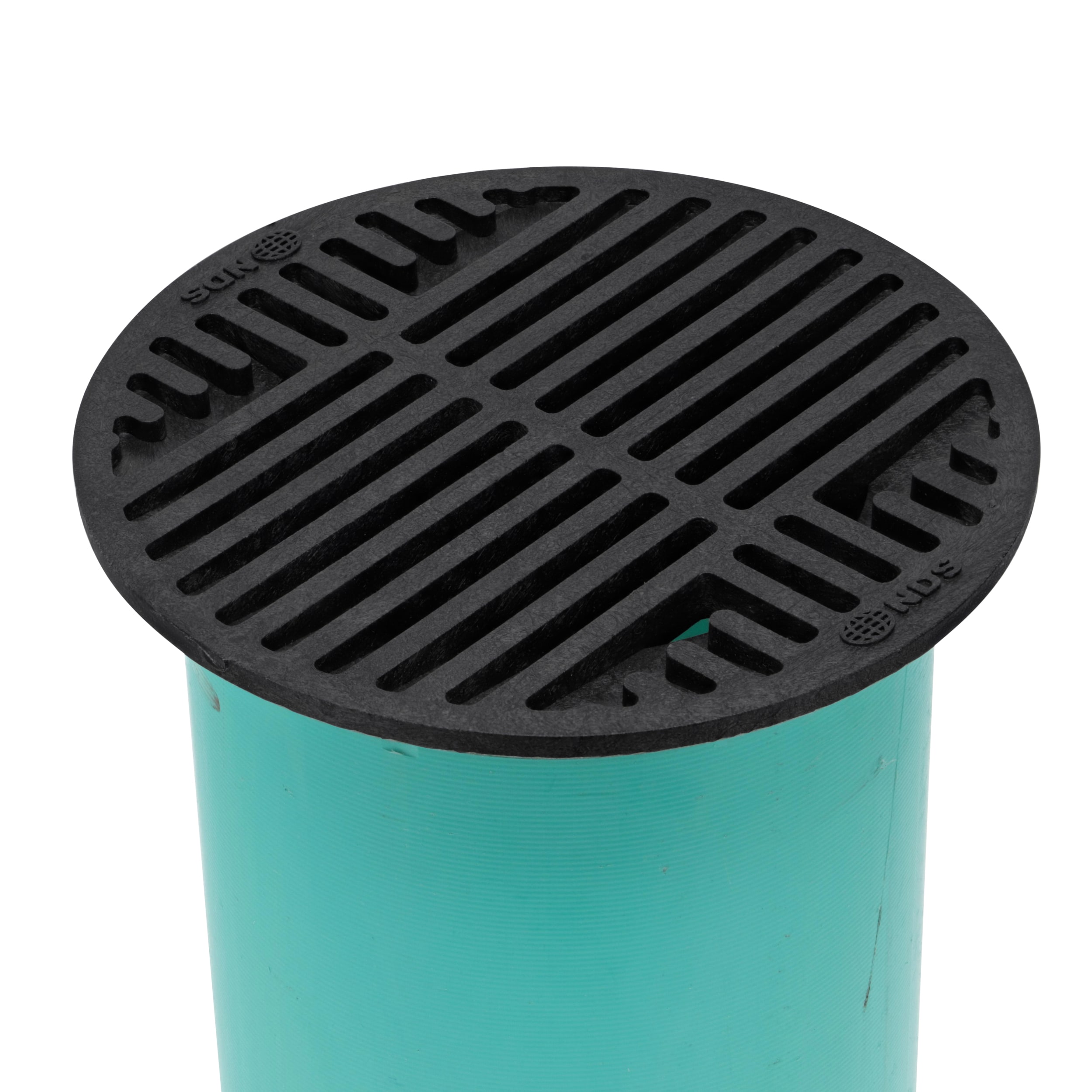 NDS 4 in. Round Drainage Grates for Pipes and Fittings 1-1/2-in L x  4-1/2-in W x 3-in or 4-in dia Grate in the Outdoor Drainage Accessories  department at