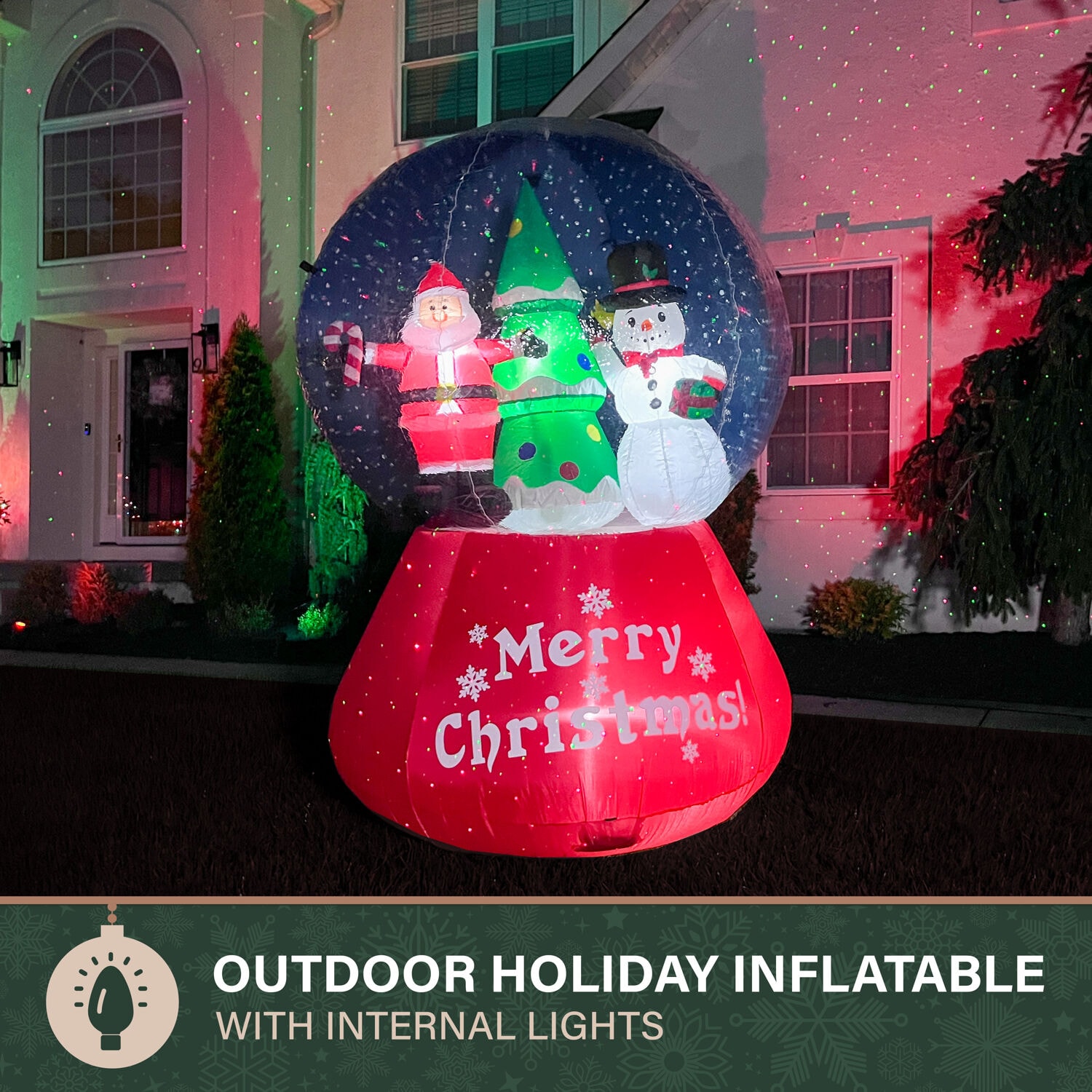 Fraser Hill Farm FHFSNWGLOBE062-L Christmas-Inflatables - View #3