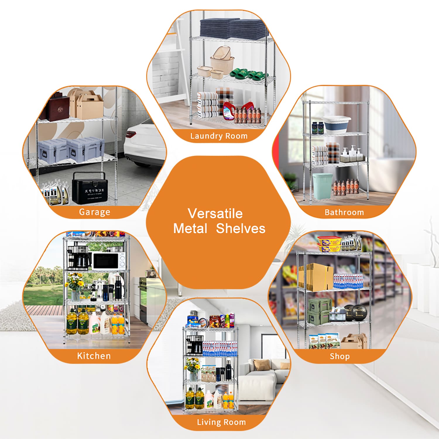 EFINE RL200-4C Free-Standing-Shelving - View #4