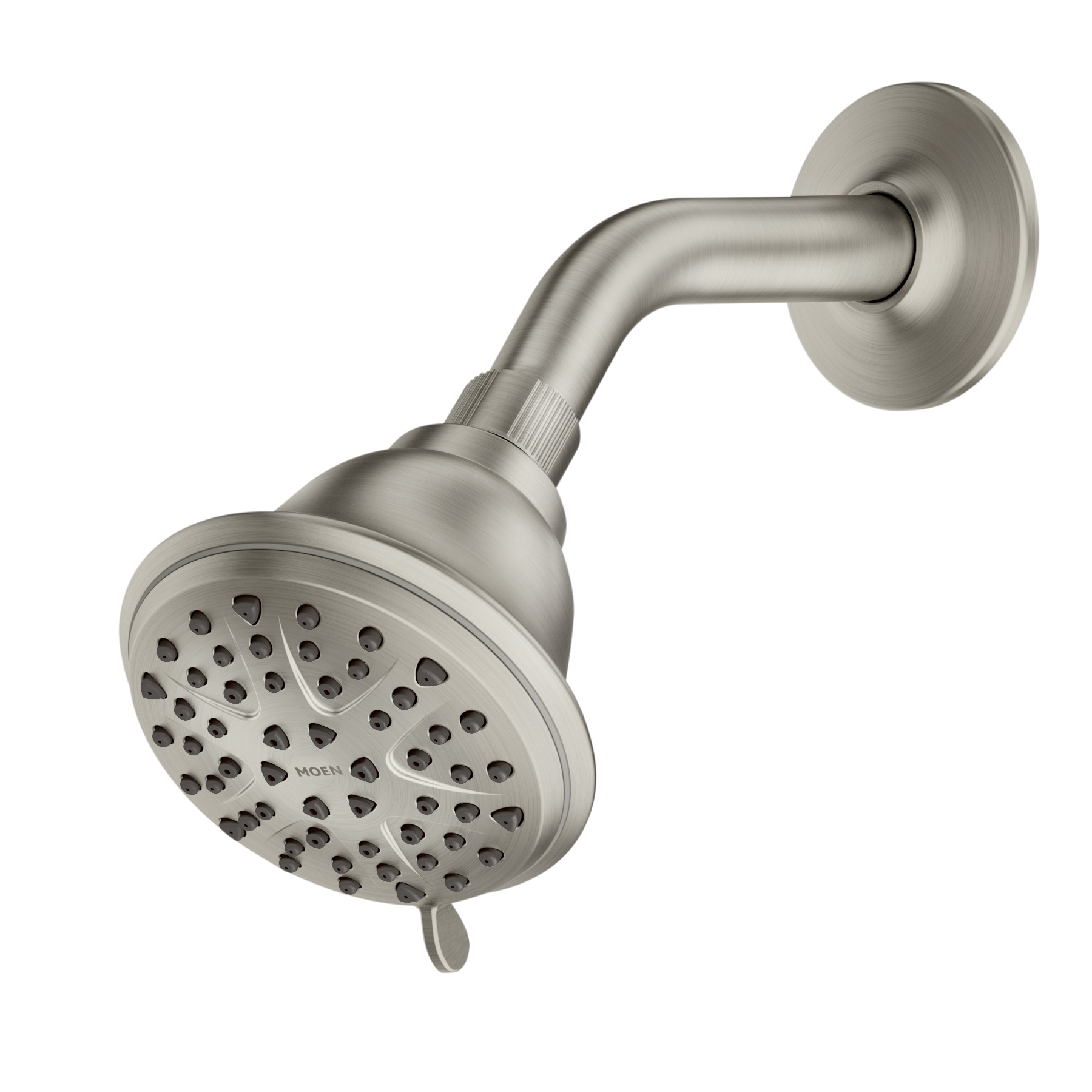 Moen 218W0SRN Attune 8.0 -Spray Spot Resist Brushed Nickel 3.88-in Round Fixed Shower Head 1.75 GPM