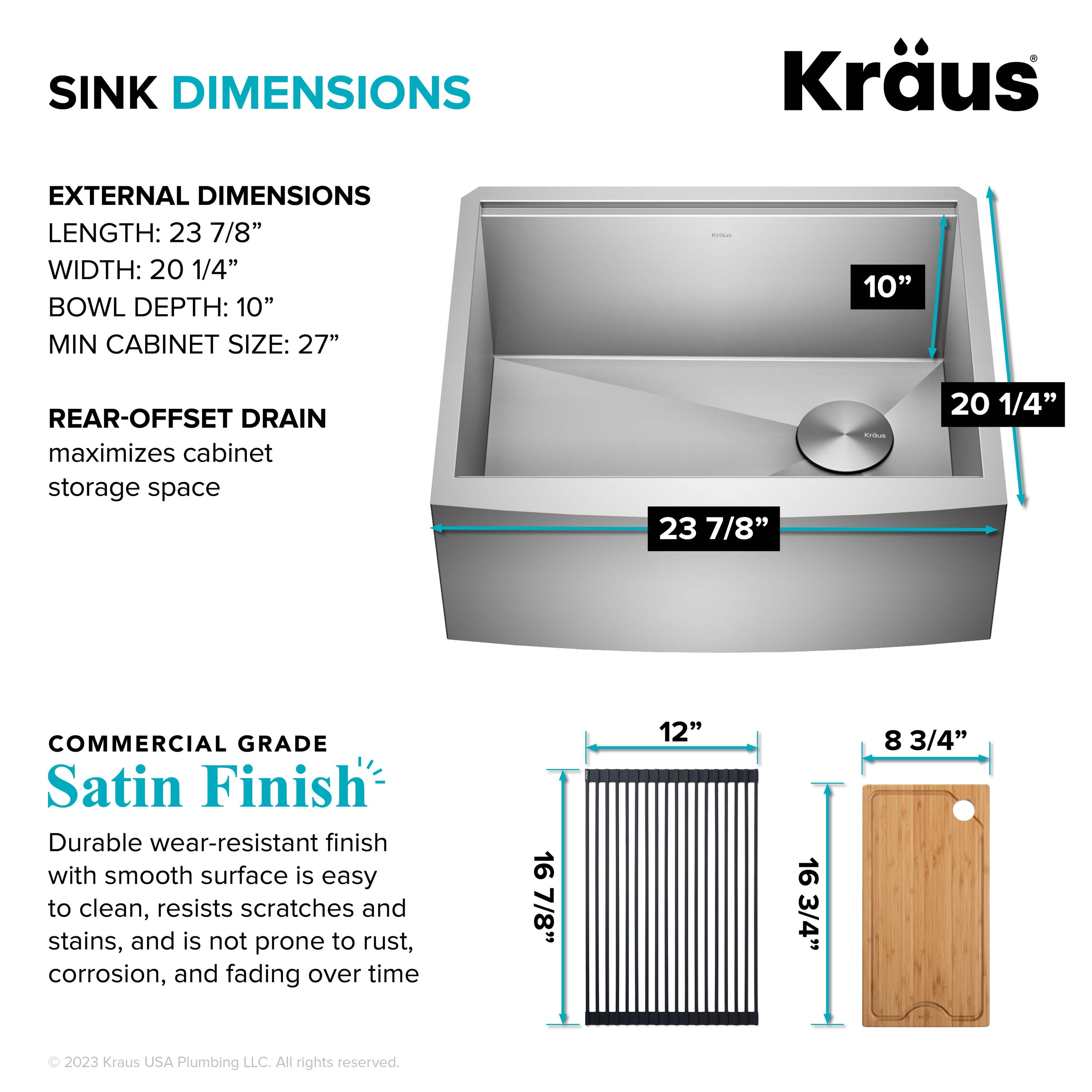 Kraus KWF210-24 Kitchen-Sinks - View #5