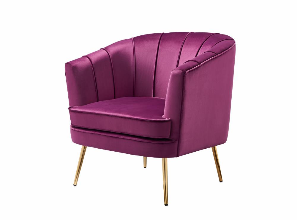 purple mid century modern chair