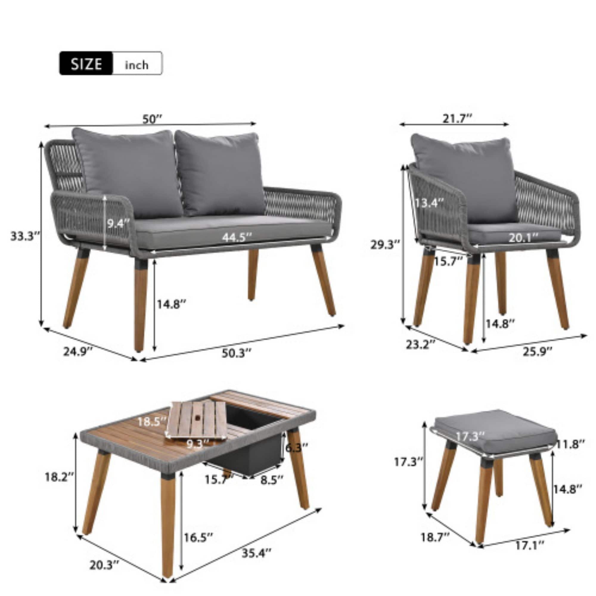 CASAINC WF-HW66867NY+ Patio-Conversation-Sets - View #8