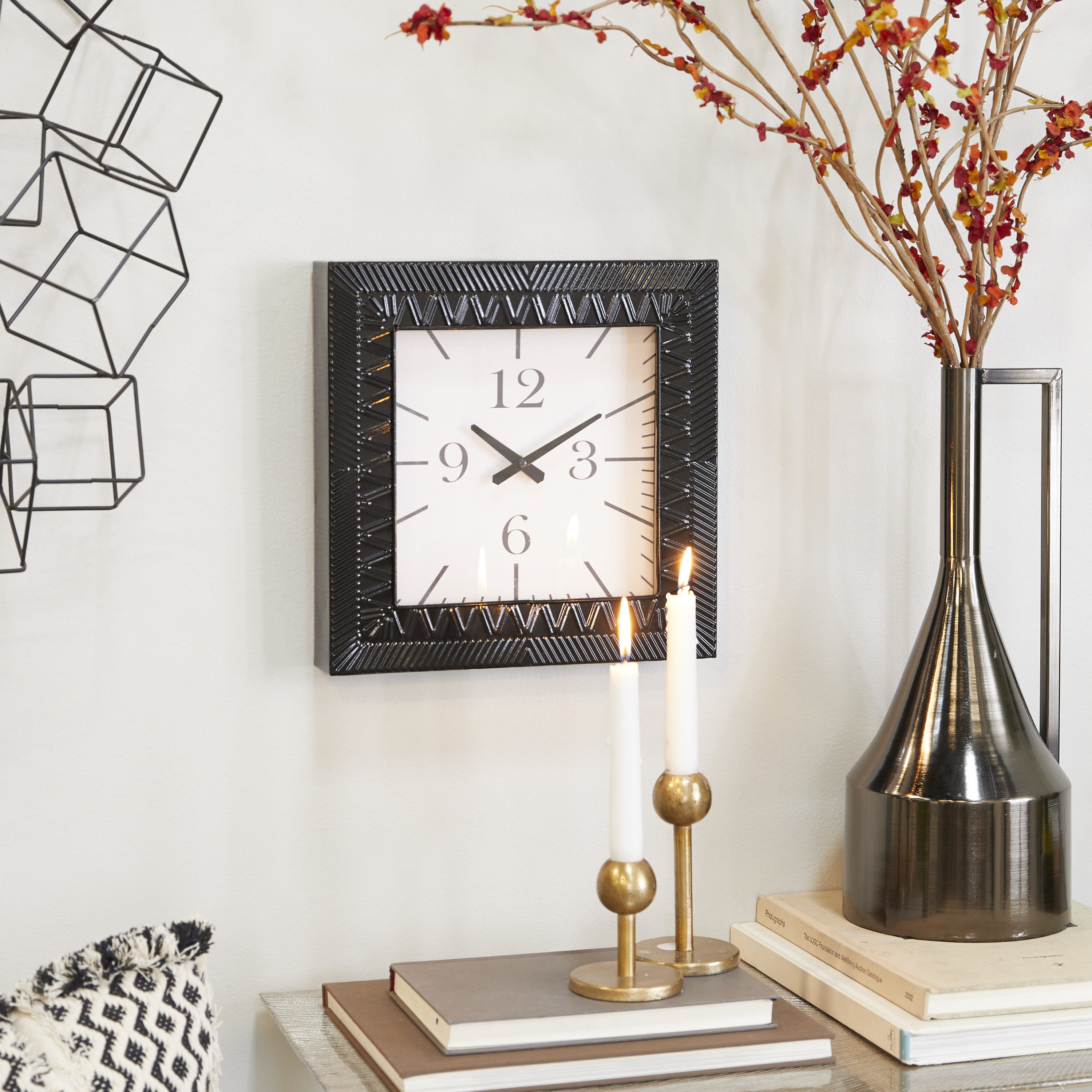 Grayson Lane 64914 Analog Square Wall Modern
