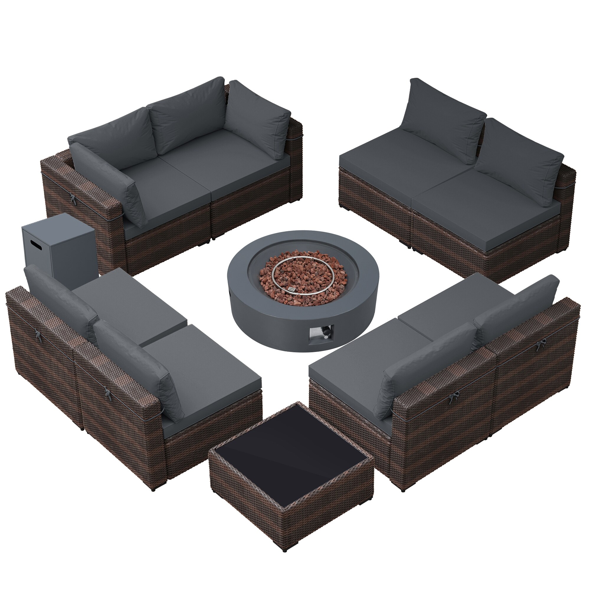 Patio Watcher LS-RT9-KD42DK-B3 Patio-Conversation-Sets - View #2