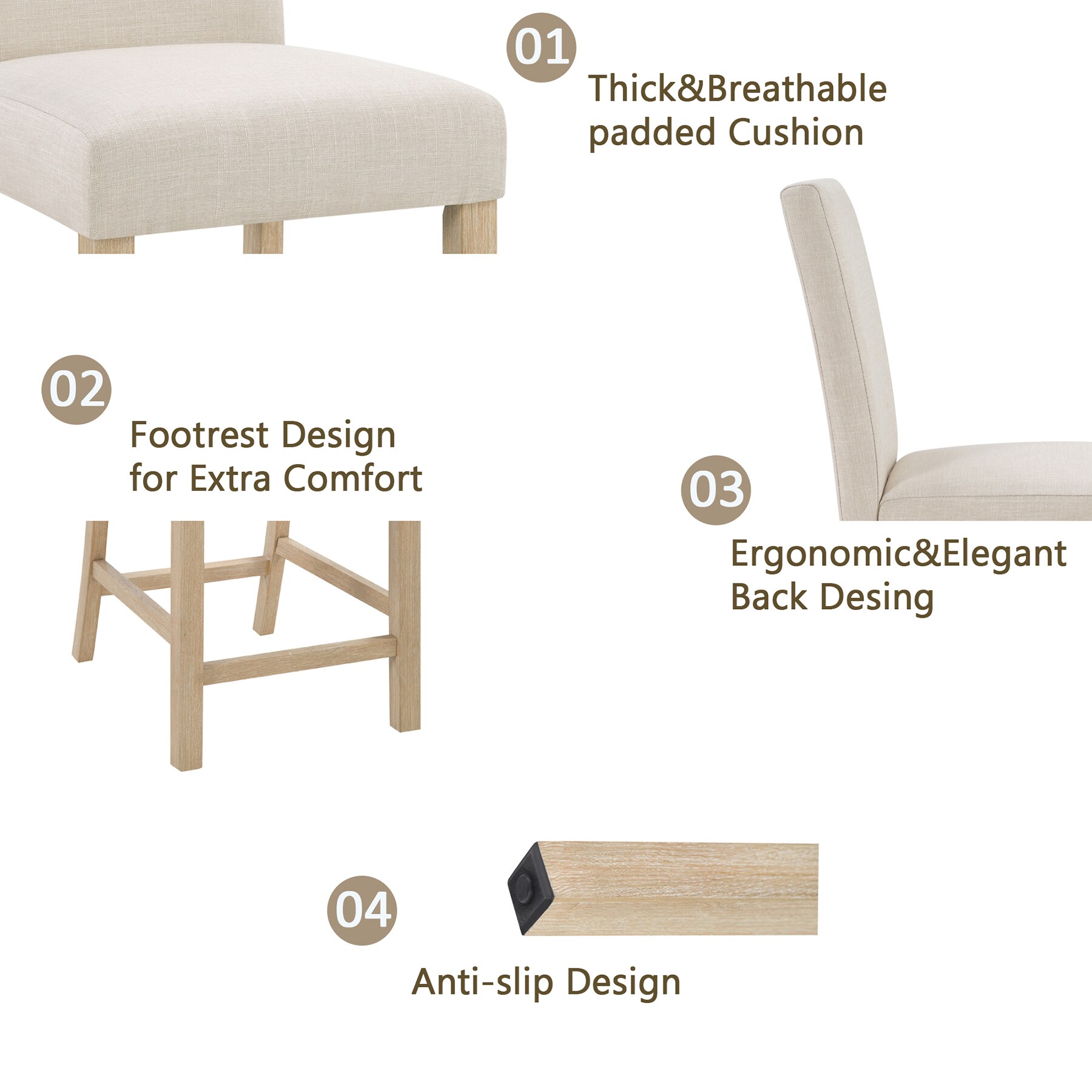 SINOFURN SYA010561GY Dining-Sets - View #7
