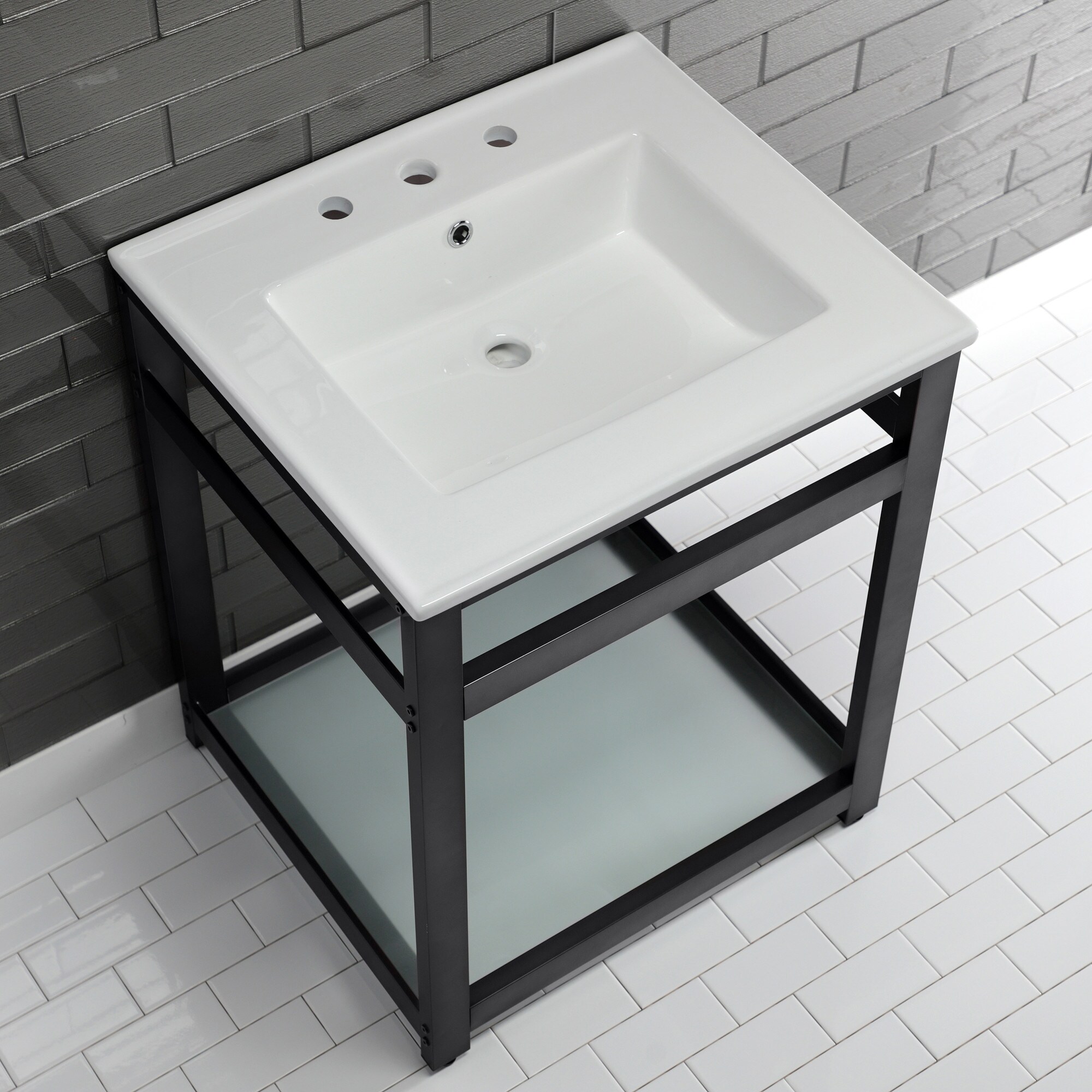 Kingston Brass WLVWP2522W8B0 Bath-Sink - View #7