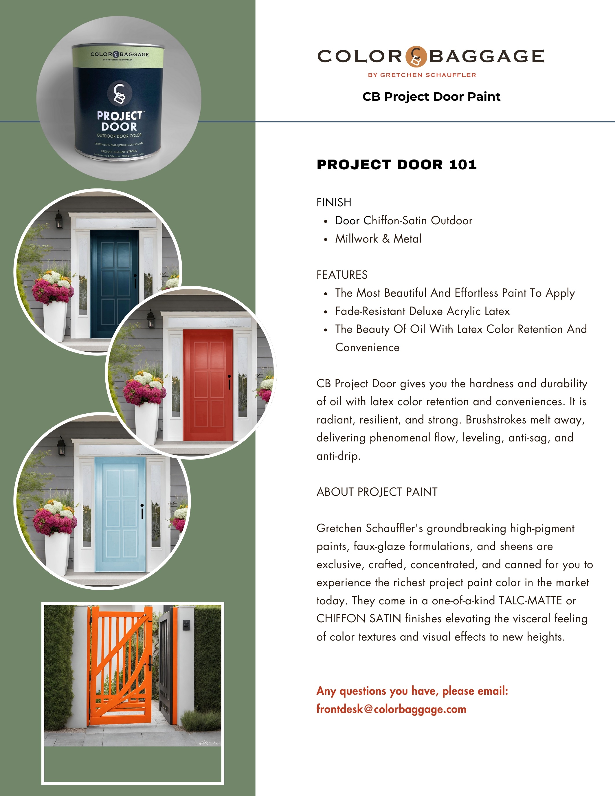Color Baggage YOLK-POD-SAT-G Door-Trim-Paint - View #5