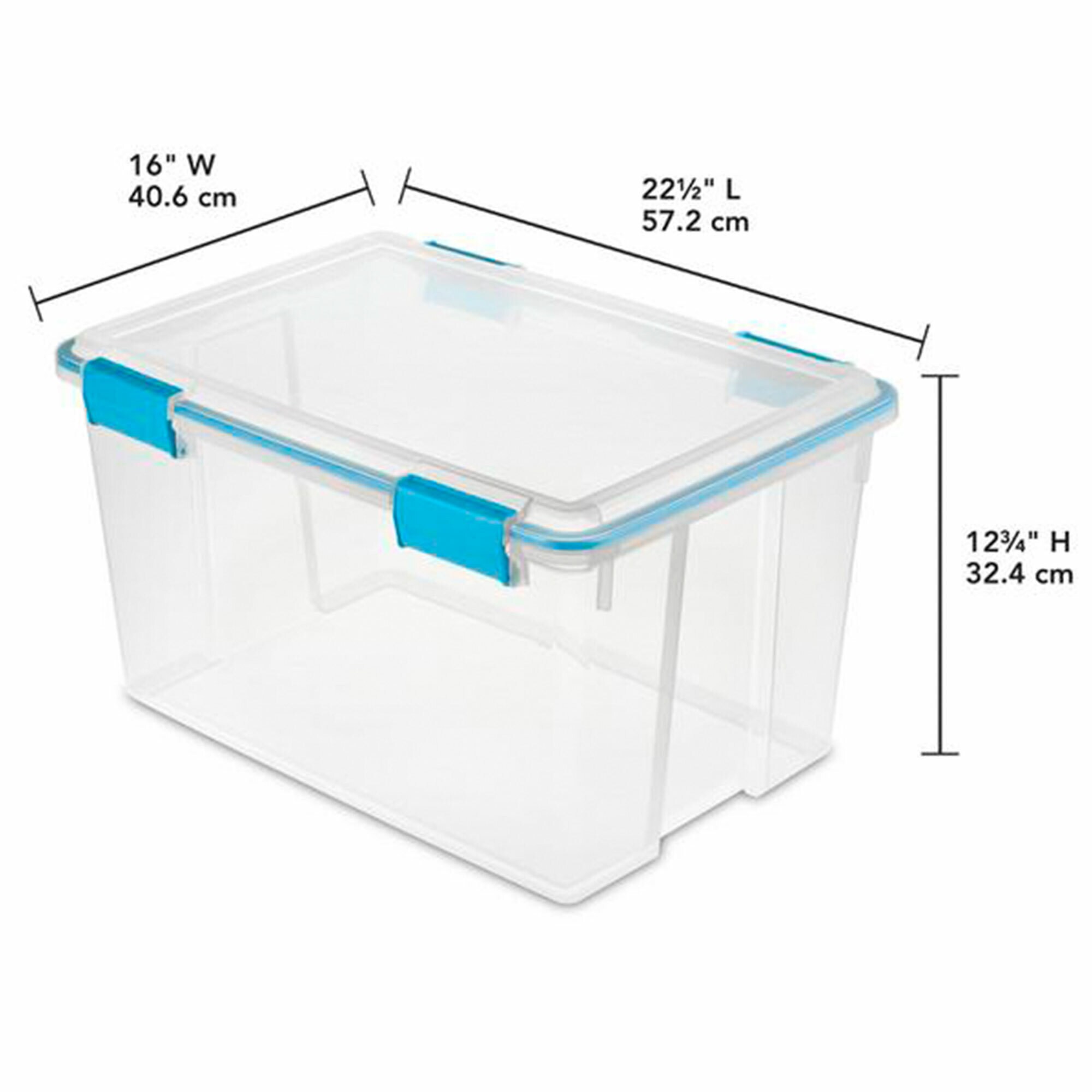 Best Buy: Sterilite Gasket Box with Clear Base and Lid (8 Pack) 8