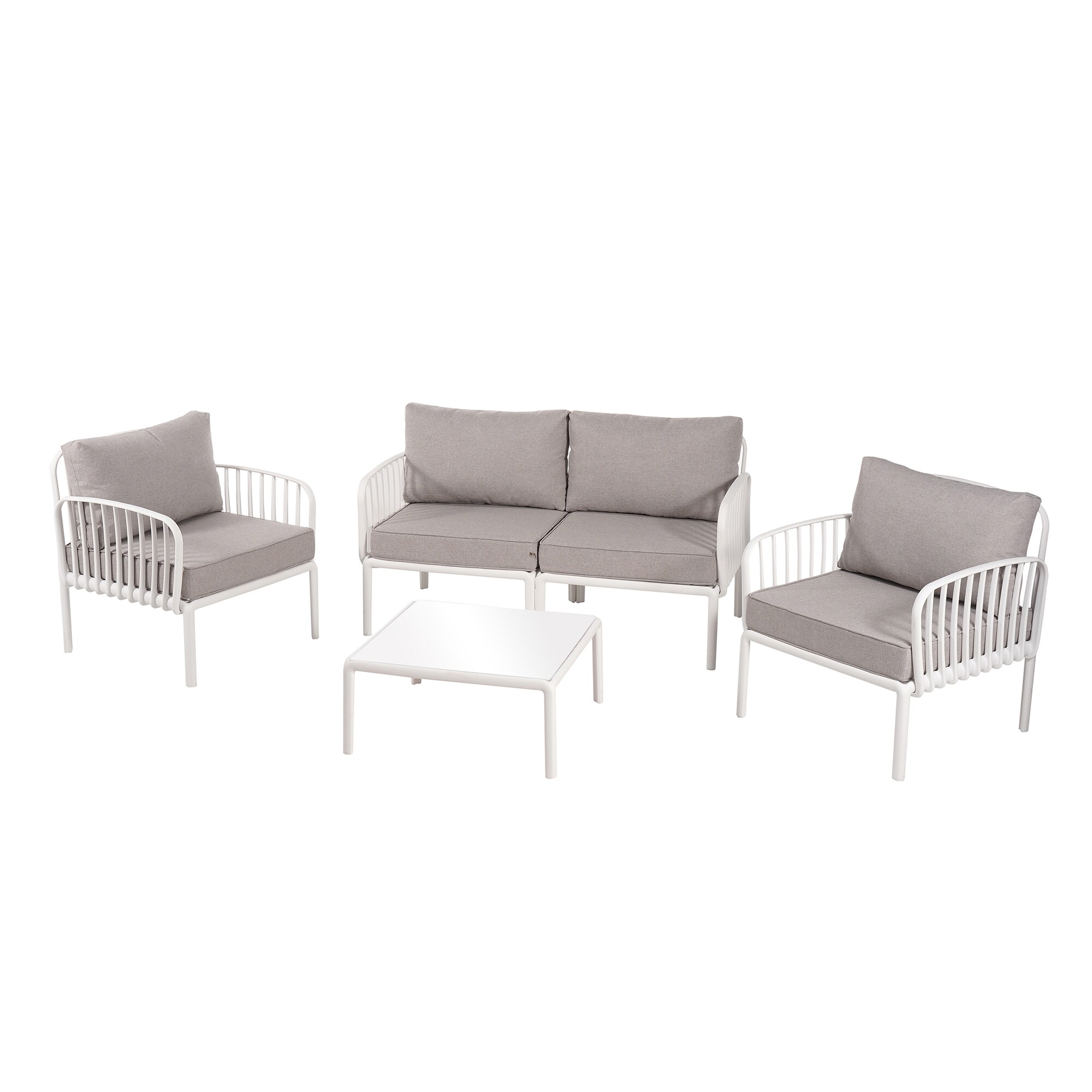 Clihome CNBL-04PWGY Patio-Conversation-Sets - View #5