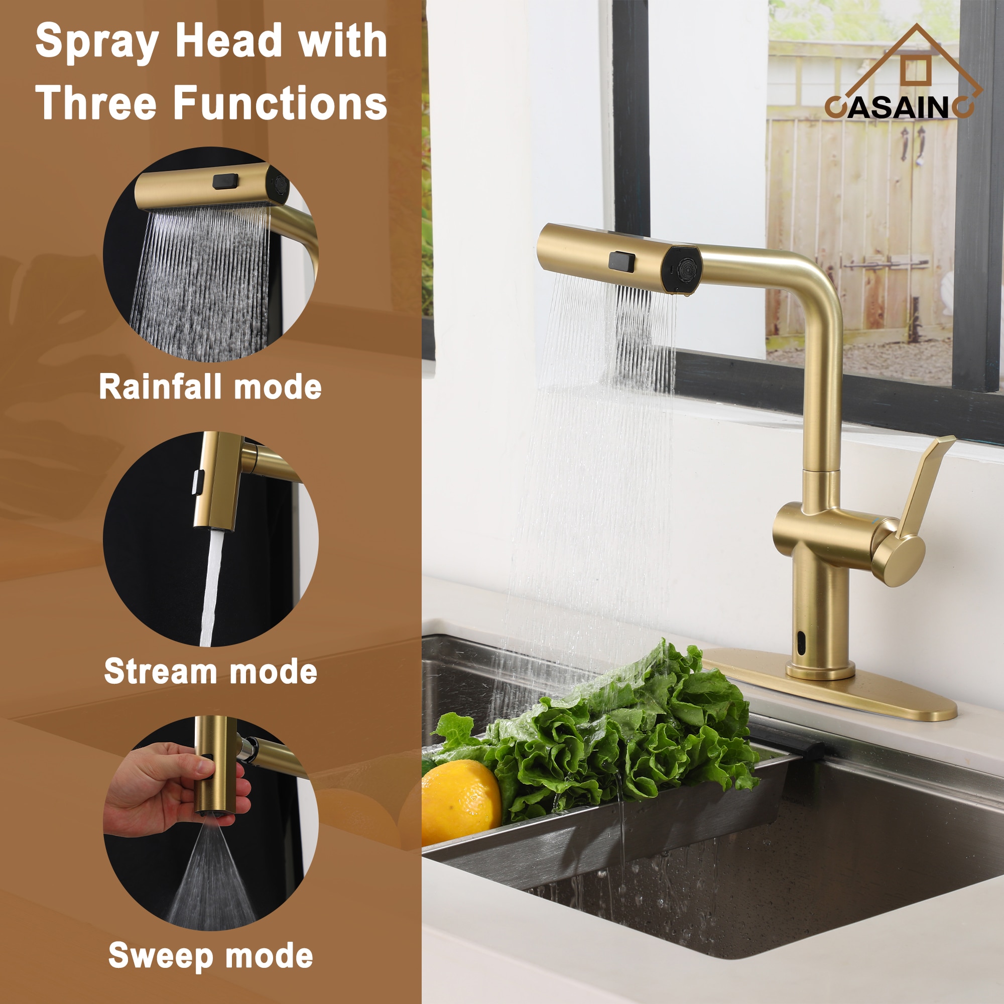 CASAINC KCLT0061BG Kitchen-Faucets - View #8