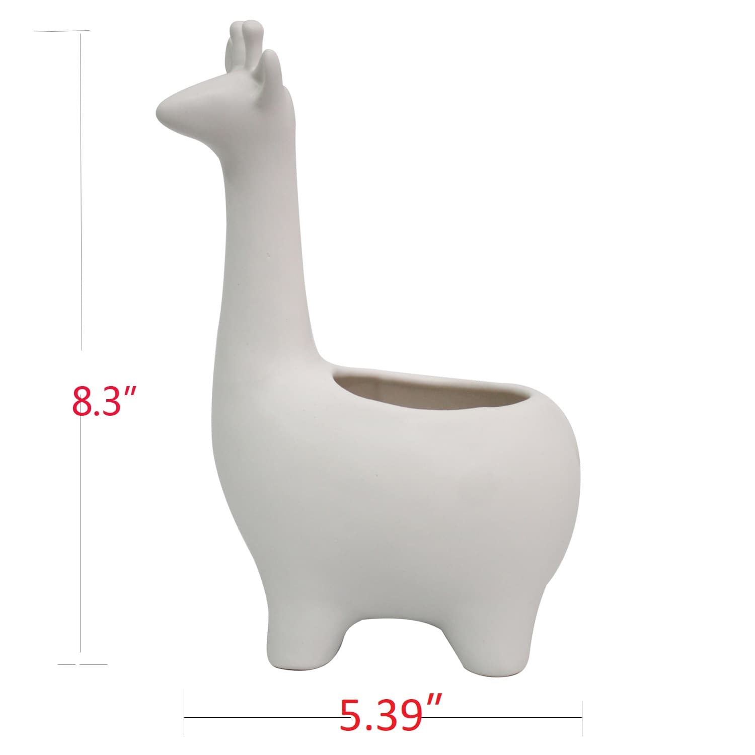 allen + roth 5.39-in x White Ceramic Planter with Drainage Holes in the & Planters department at Lowes.com