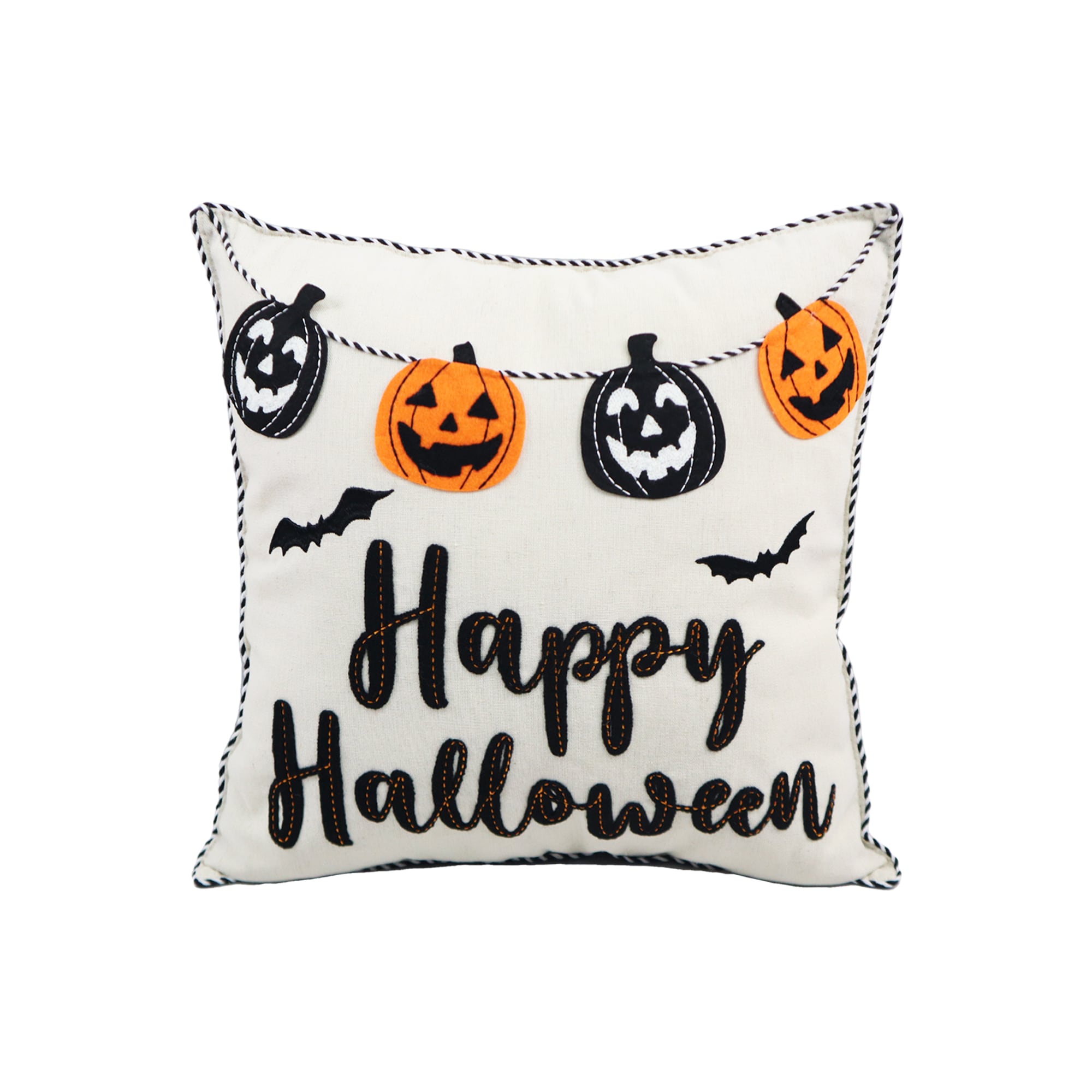 Haunted Living 16-in Pillow Happy Halloween Decoration