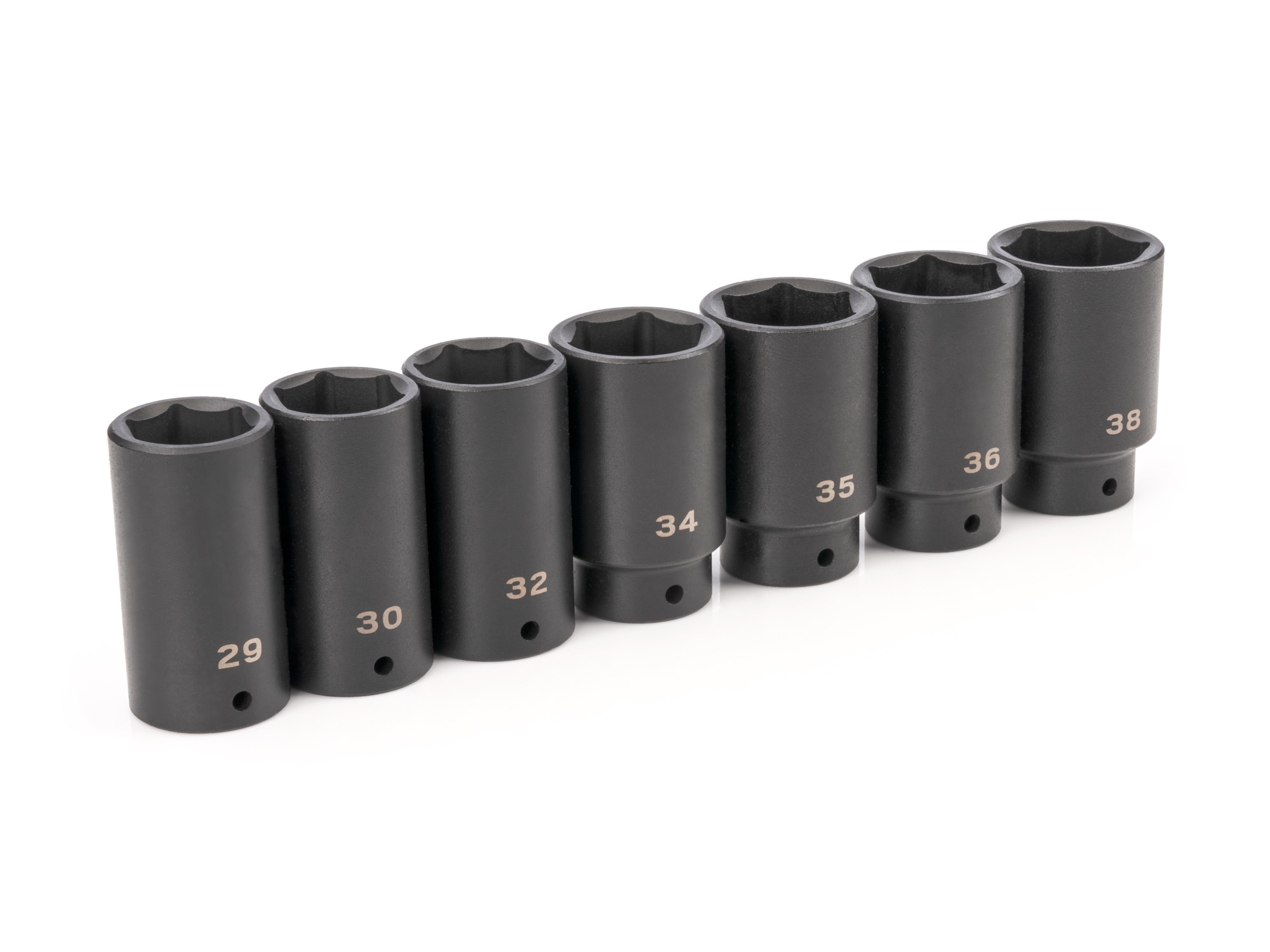 TEKTON SID92003 7 -Piece Metric 1/2-in Drive Set 6-point Impact Socket Set