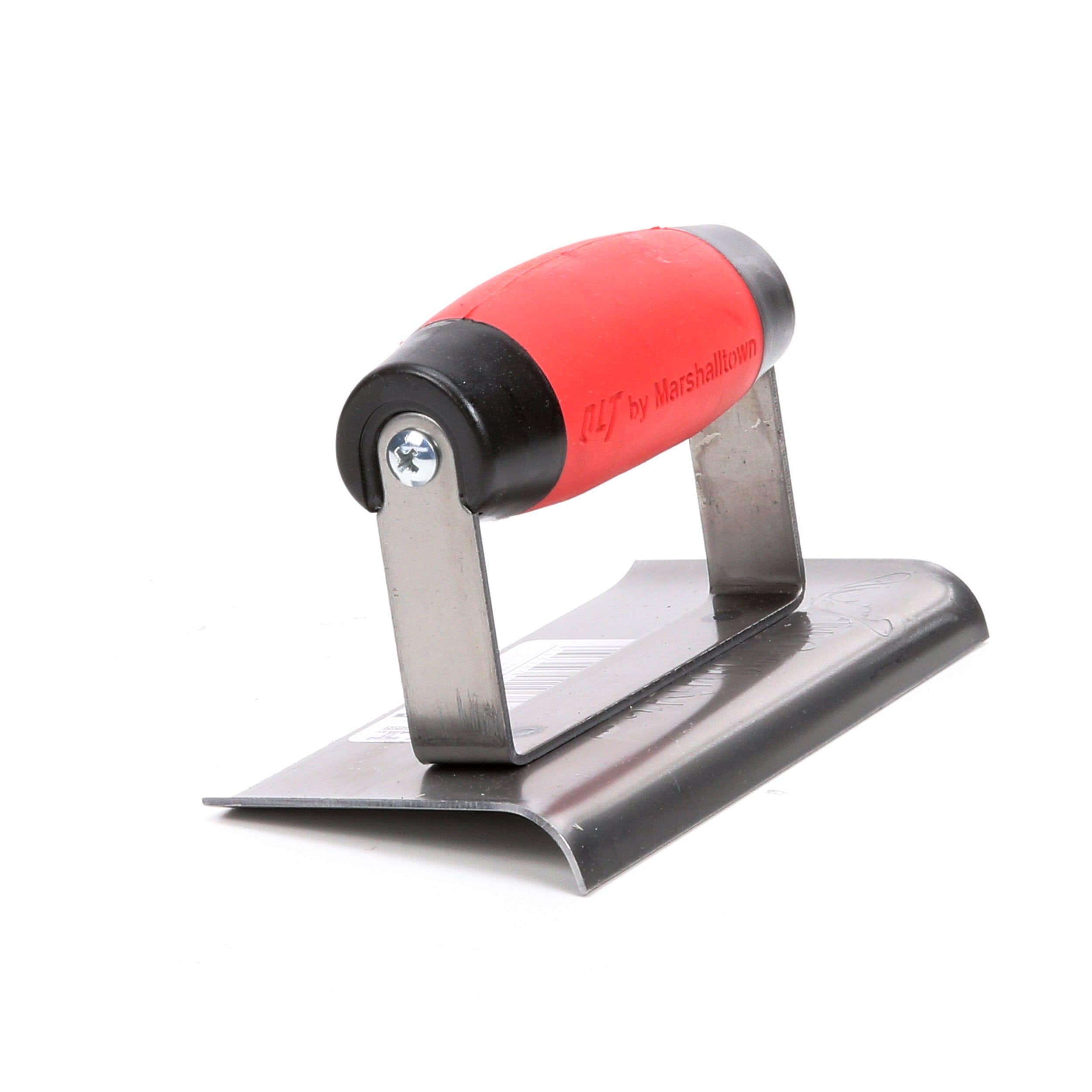 QLT by Marshalltown Silver 3-in X 6-in Stainless Steel Concrete Edger for sale online 