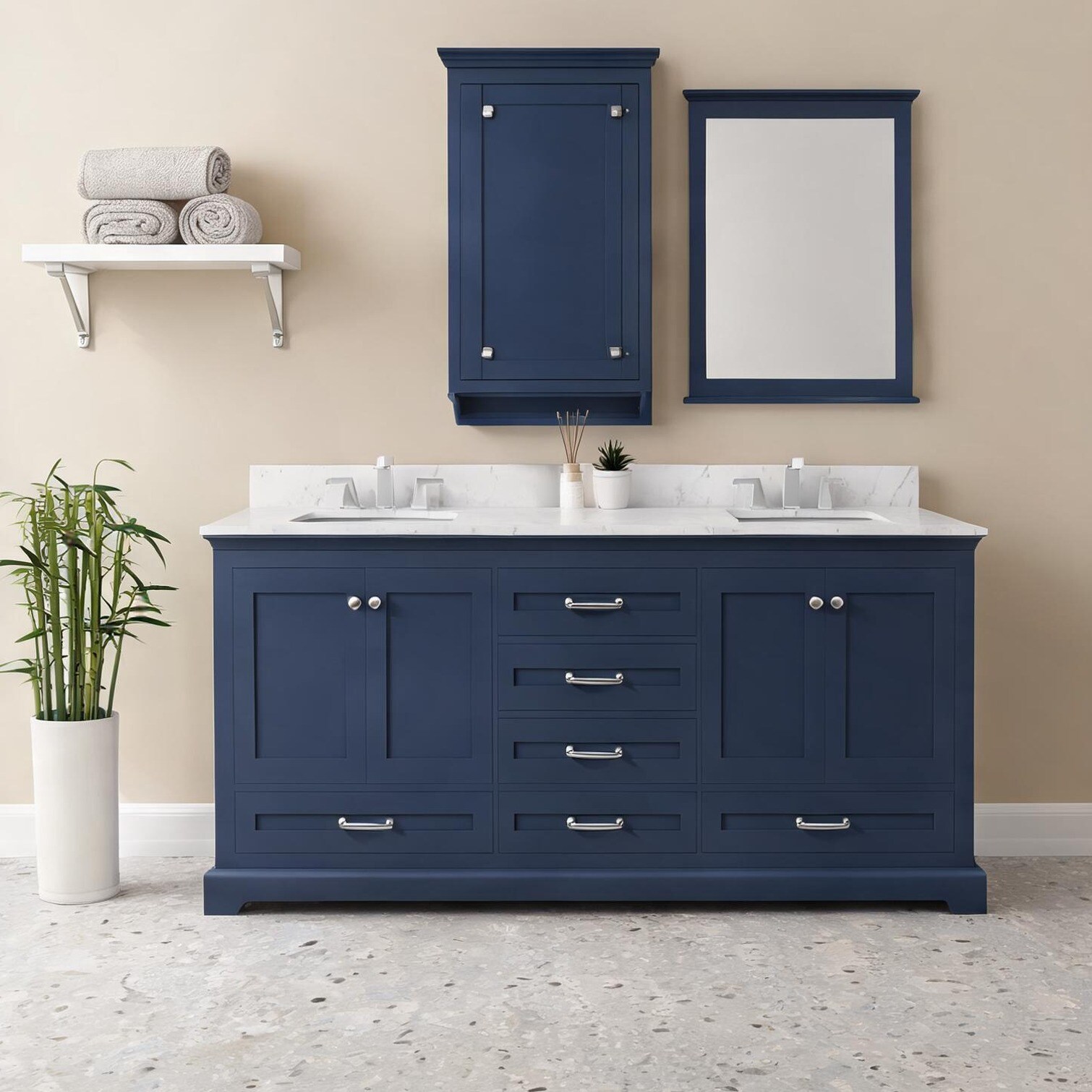 Watnature 6JQWIW9Y64G3 Bath-Vanity-Combo - View #3