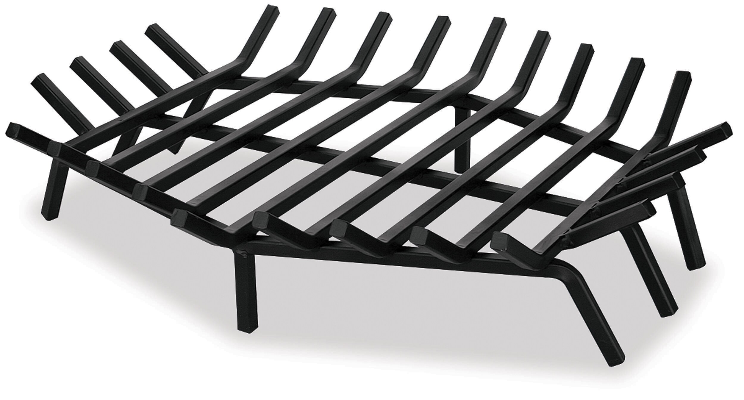 Large Wrought Iron Fireplace Log Grate Firewood For Outdoor