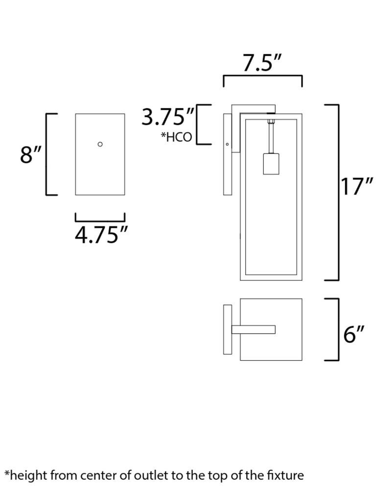 Maxim Lighting 30093CLDBZ Outdoor-Wall-Lighting - View #5