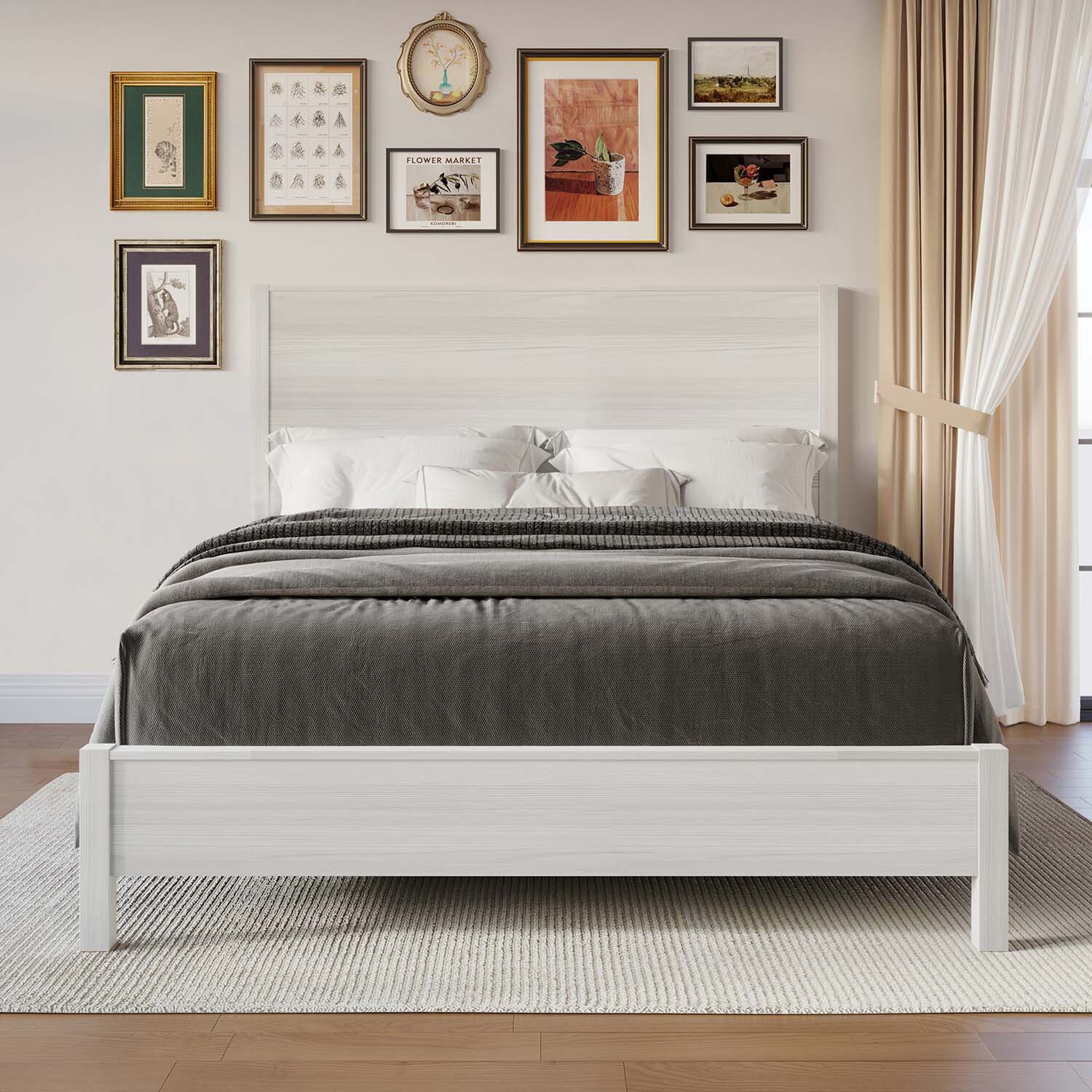 CasePiece C90217KPB-LGY-WD beds - View #2