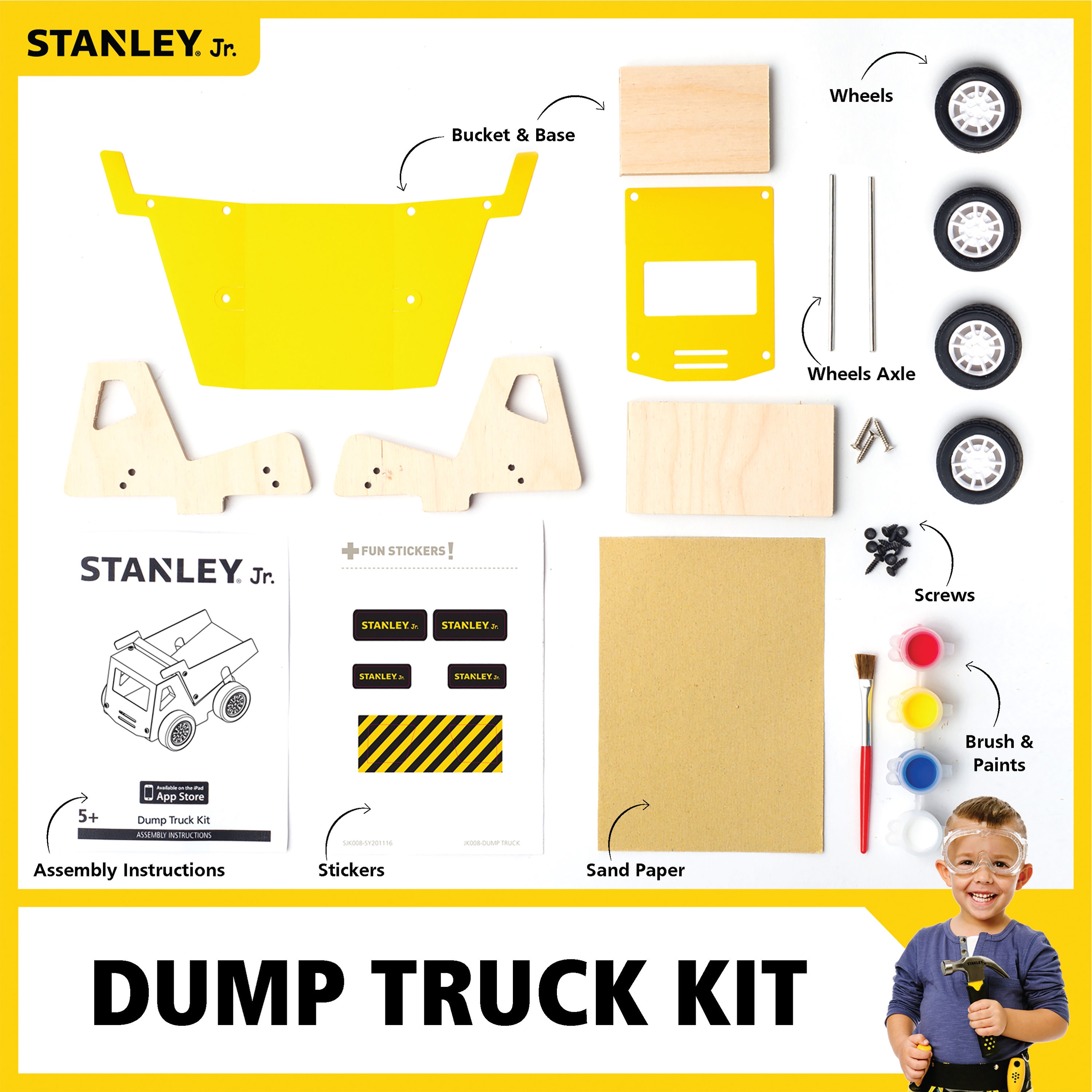 Stanley Jr. OLOK033-SY Kids-Woodworking-Project-Kits - View #4