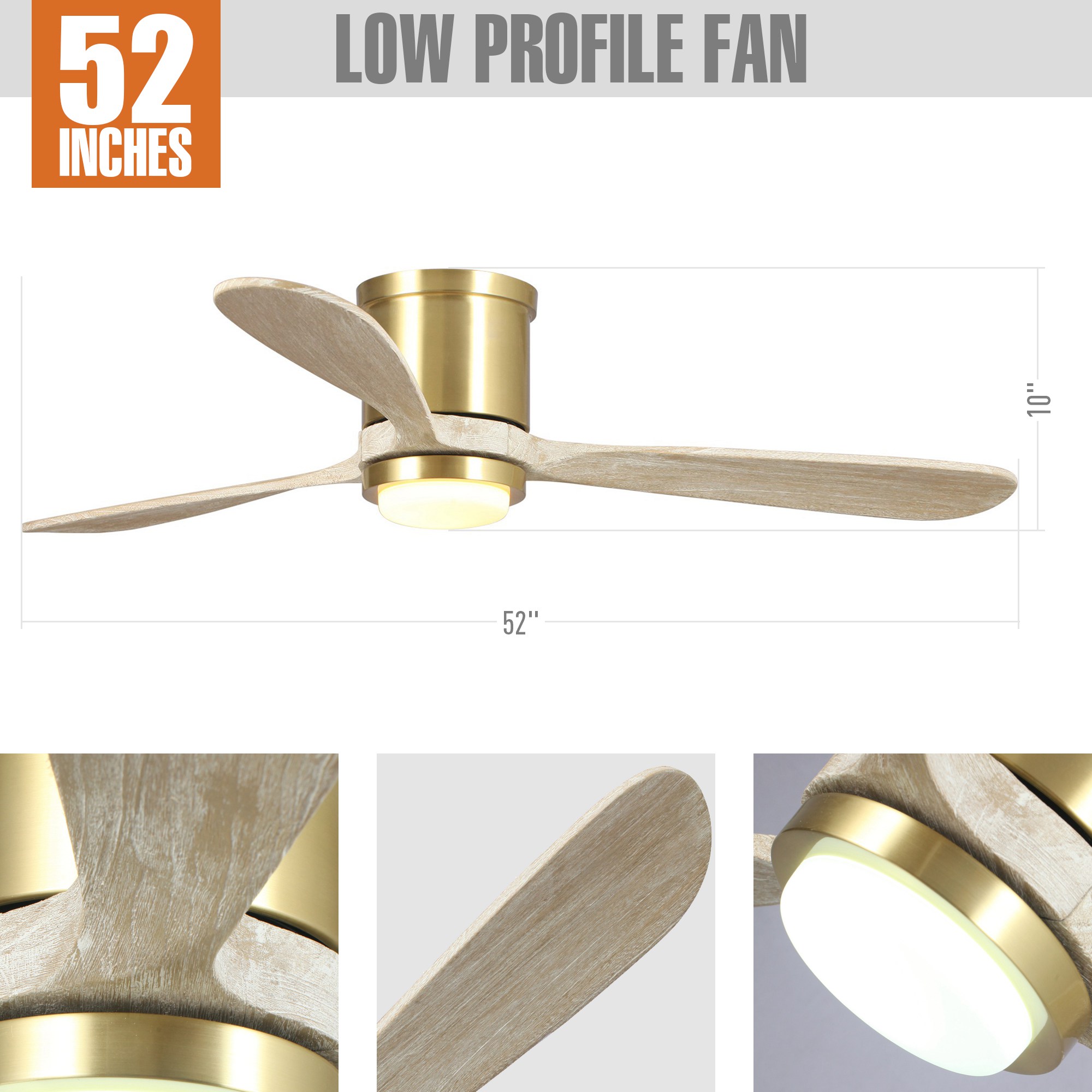 Parrot Uncle BB530173SQ Ceiling-Fans - View #8