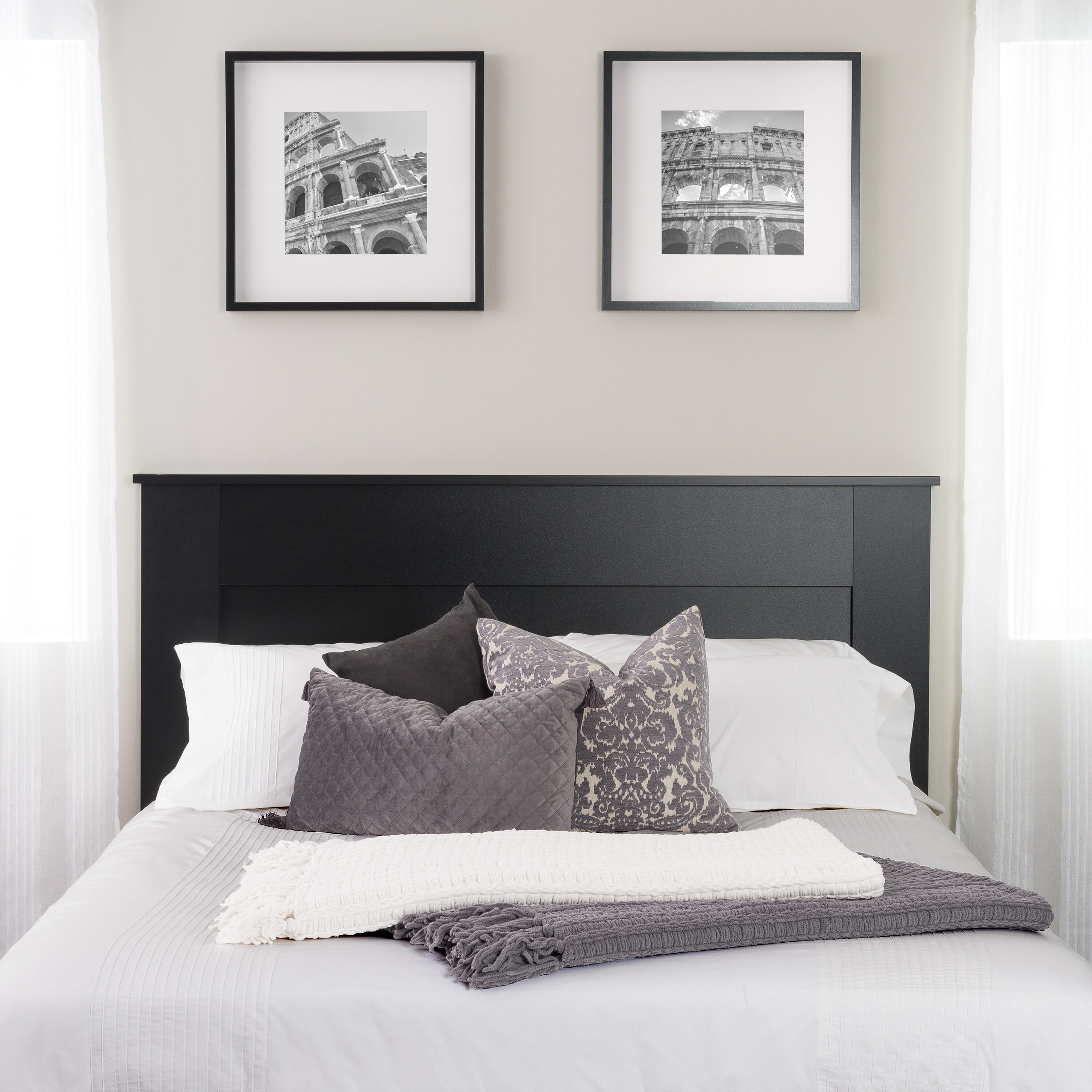 Prepac BHFQ-1301-1 Upholstered-Headboards - View #8