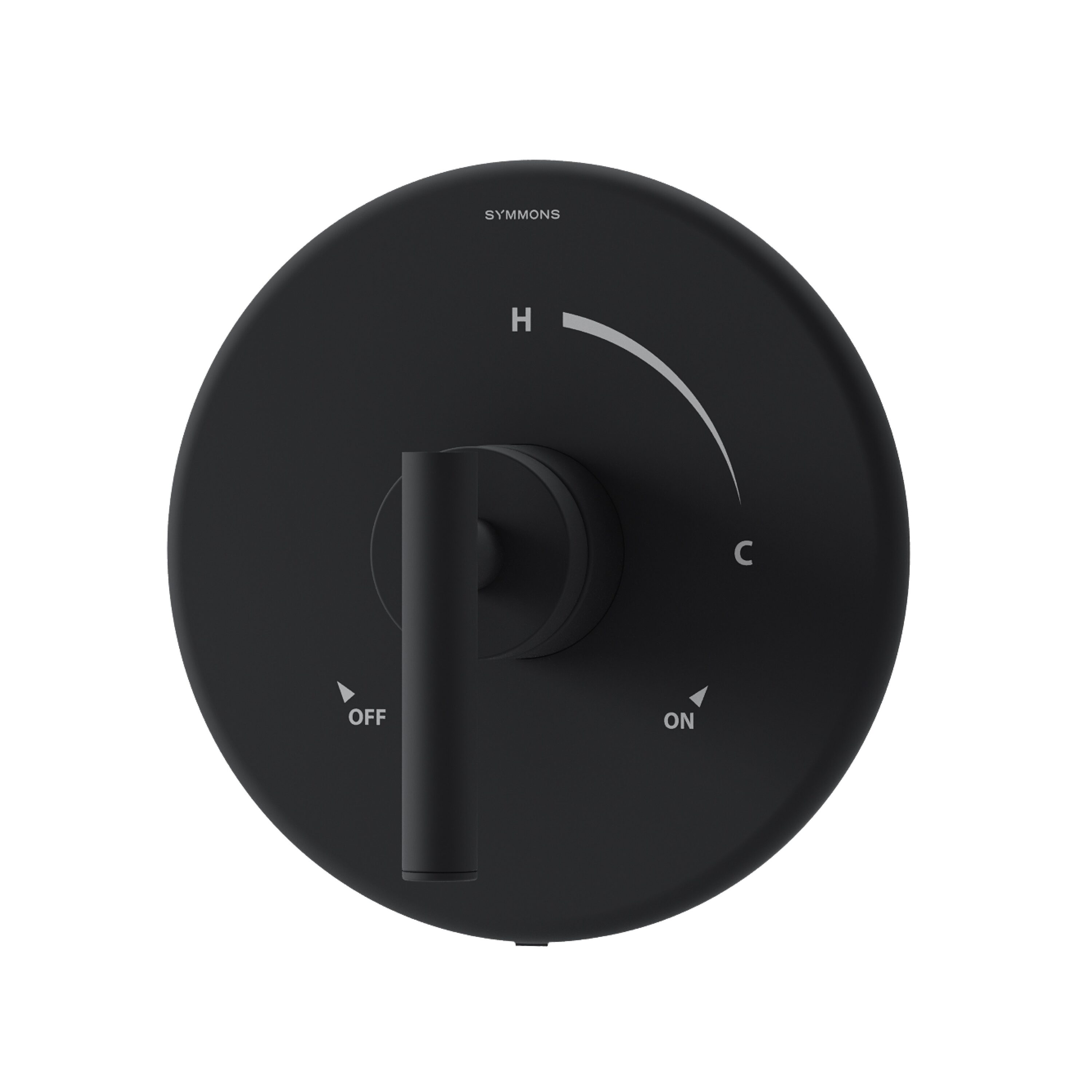 Symmons 3590BMBTRM Dia Matte Black 1 -Handle Lever Shower Faucet Handle