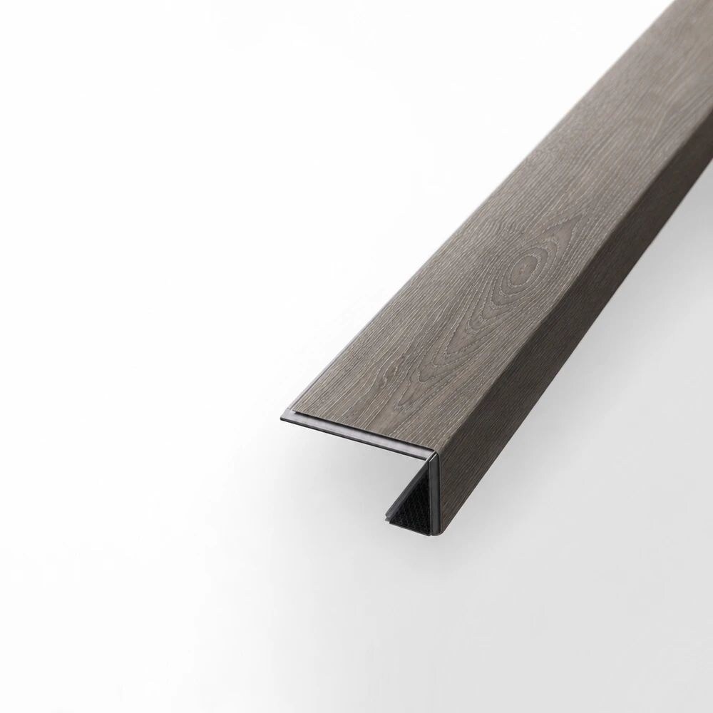 Flooret Flooret Modin LVP 48-in TruePlank Base Square Nosing - Ashford Base, Made from a Real Plank, Waterproof, Scratch-Resistant and Easy to Install, Flush Finish for Stairs