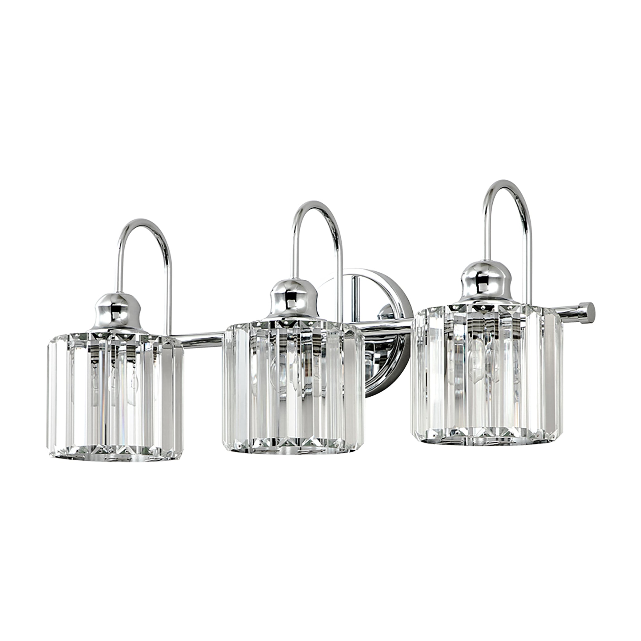 Y'INSP 1041482 Acad 21.3-in 3 -Light Chrome Modern/contemporary Vanity light