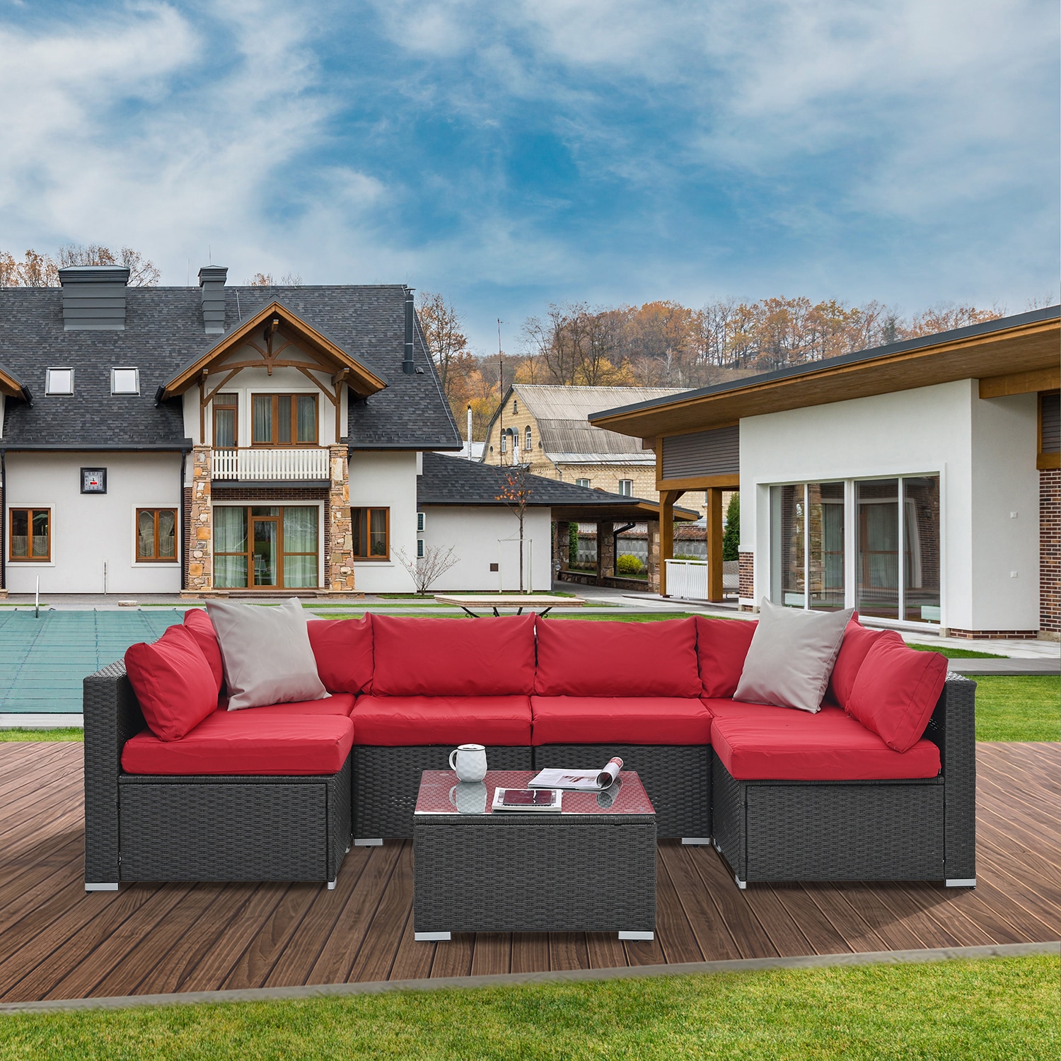 SINOFURN SYA010352BN Patio-Sofas-Daybeds - View #12