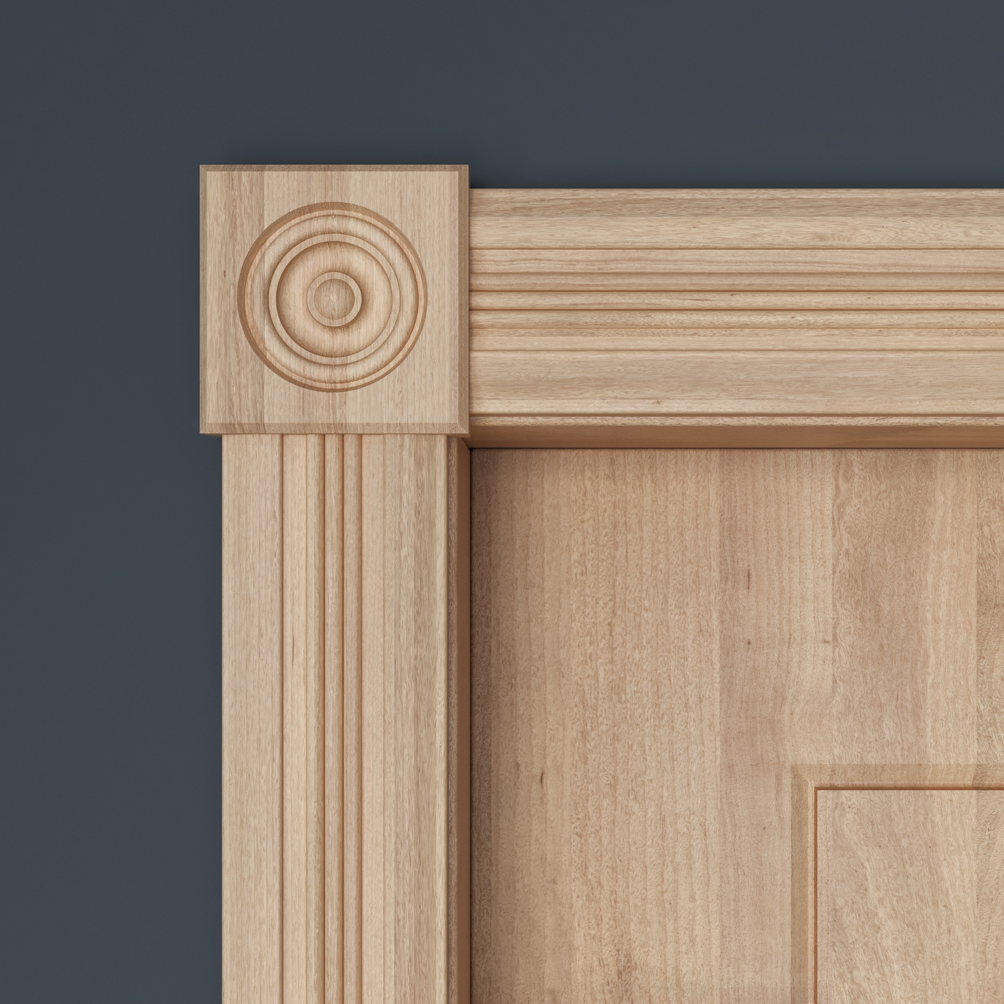Ornamental Mouldings EV1402COAK rosettes - View #2