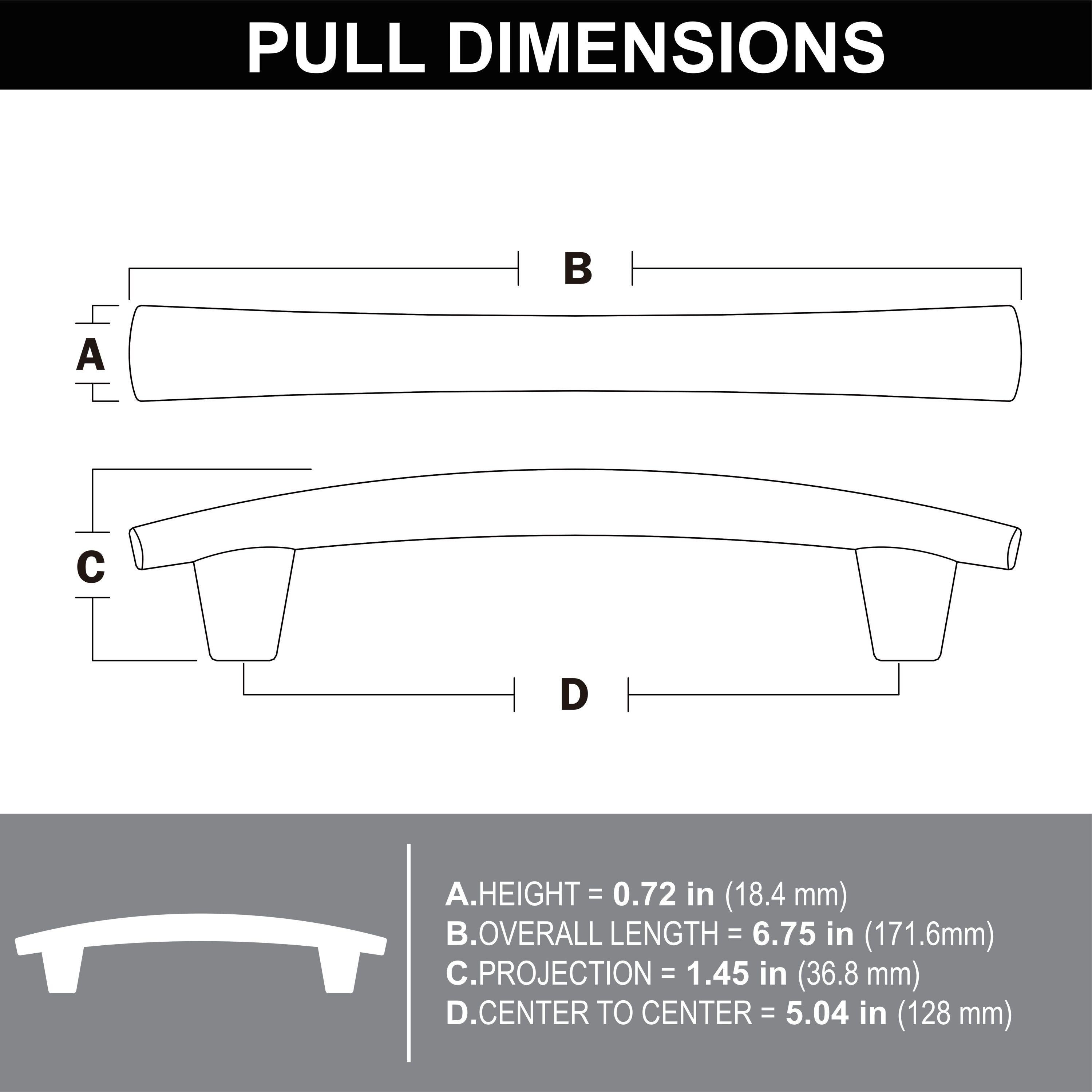 allen + roth DMZ-21735-128 Cabinet-Pulls - View #5