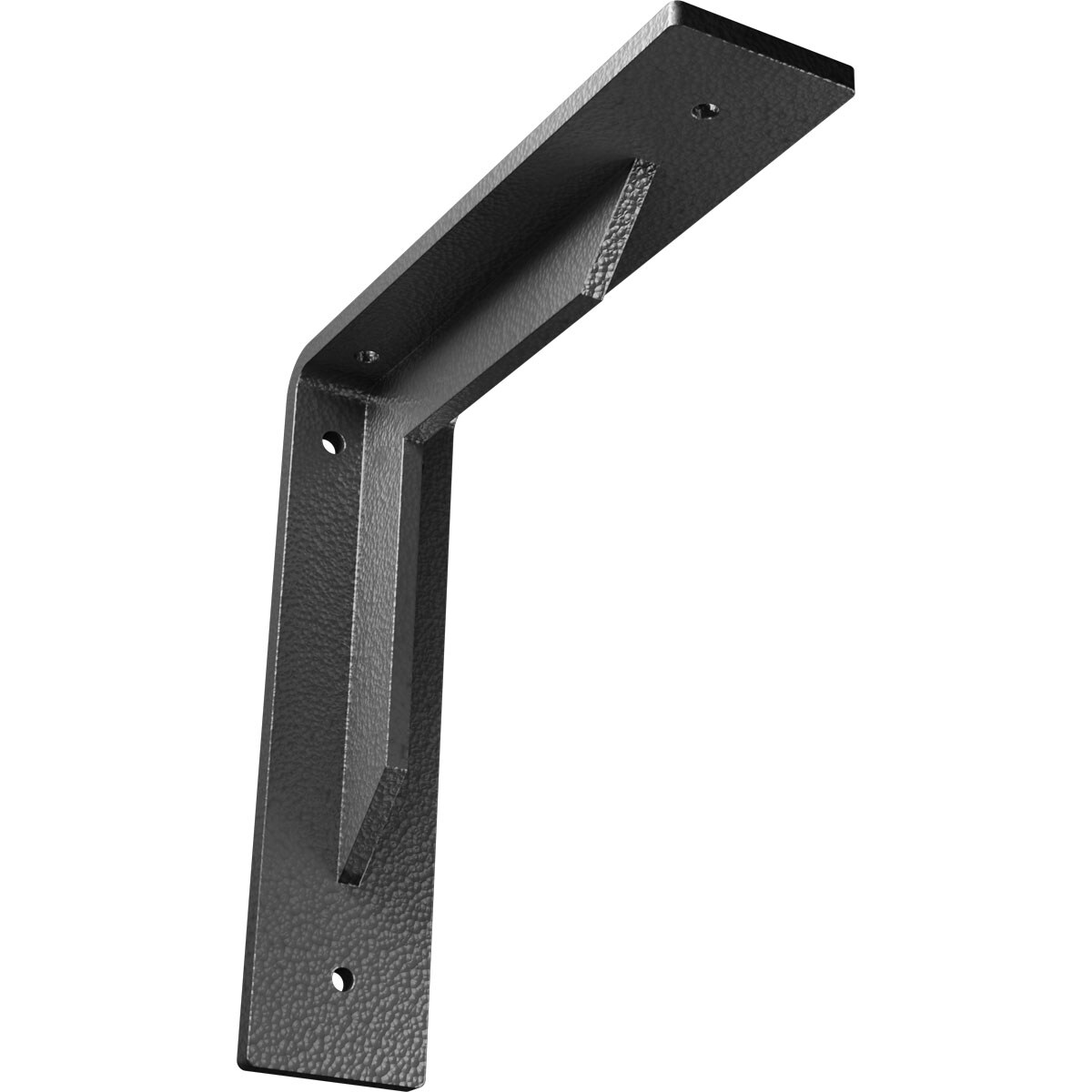 Ekena Millwork BKTM02X08X08STHSV Stockport 8-in x 2-in x 8-in Gray Steel Countertop support bracket