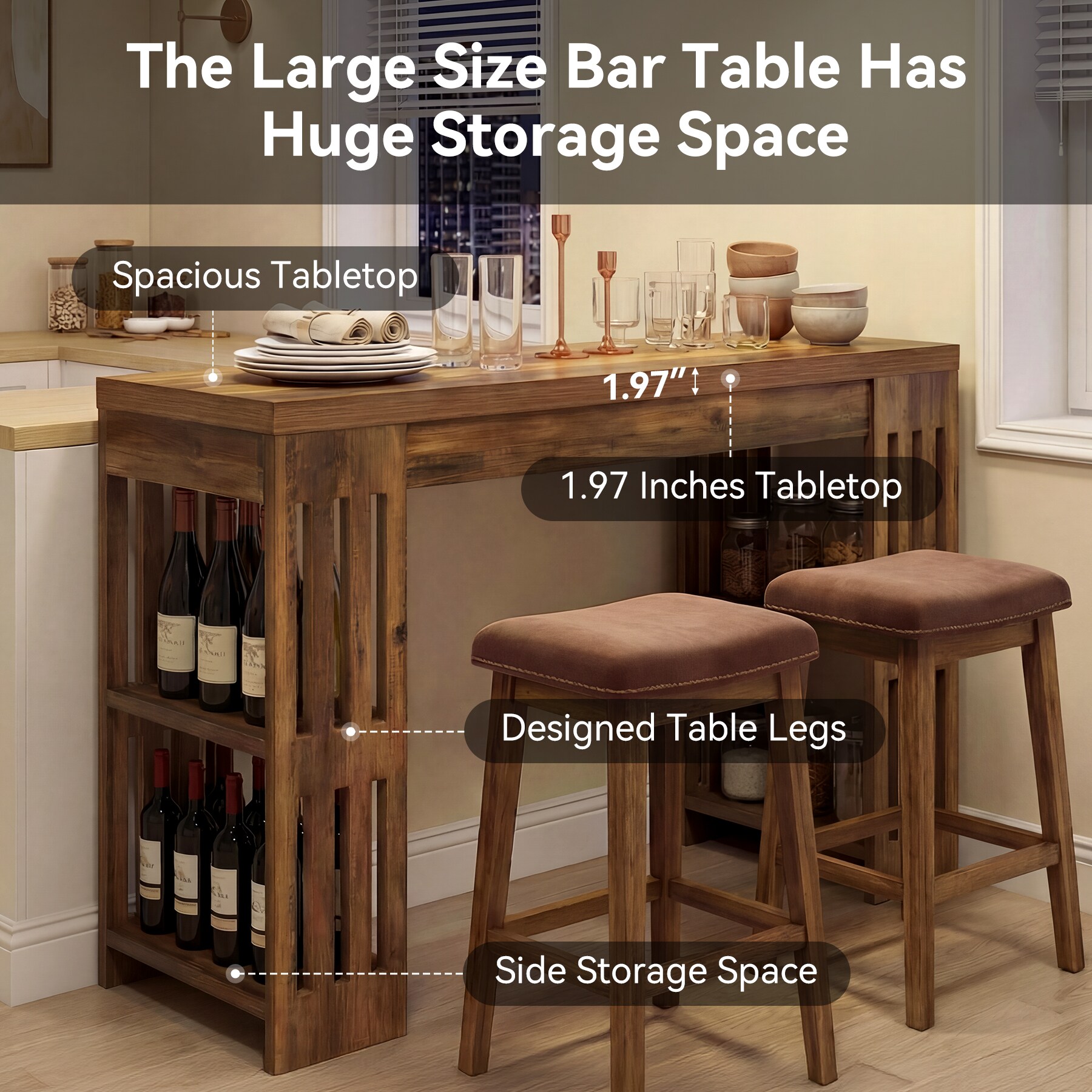 Tribesigns LWOYJL-1218YY Home-Bars - View #5