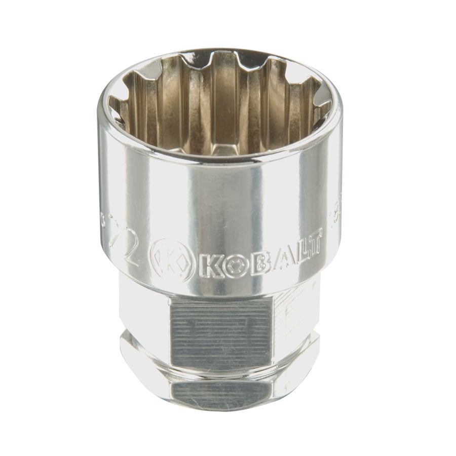 Kobalt 86896 1/2-in Drive 22mm Pass-Through Socket