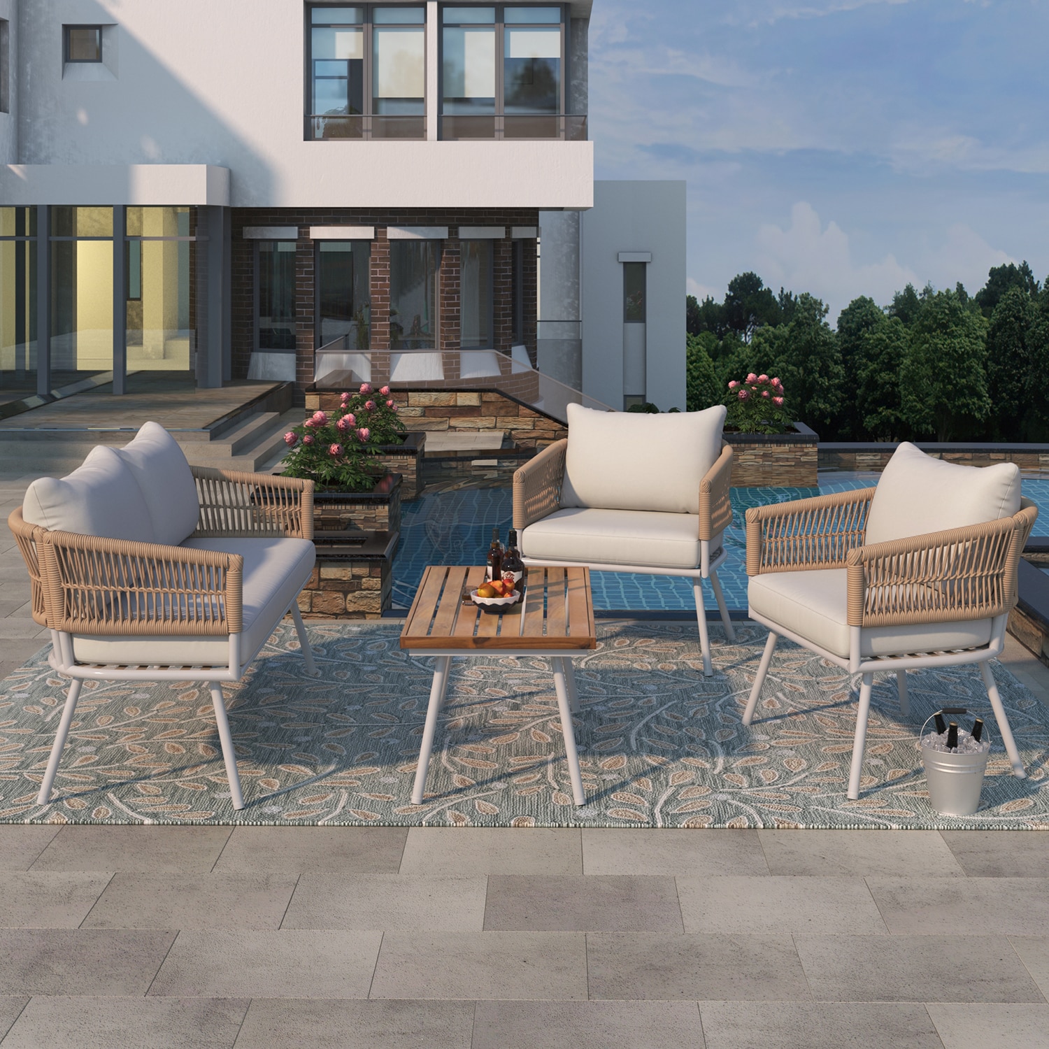 SINOFURN SYB260048BG Patio-Conversation-Sets - View #5