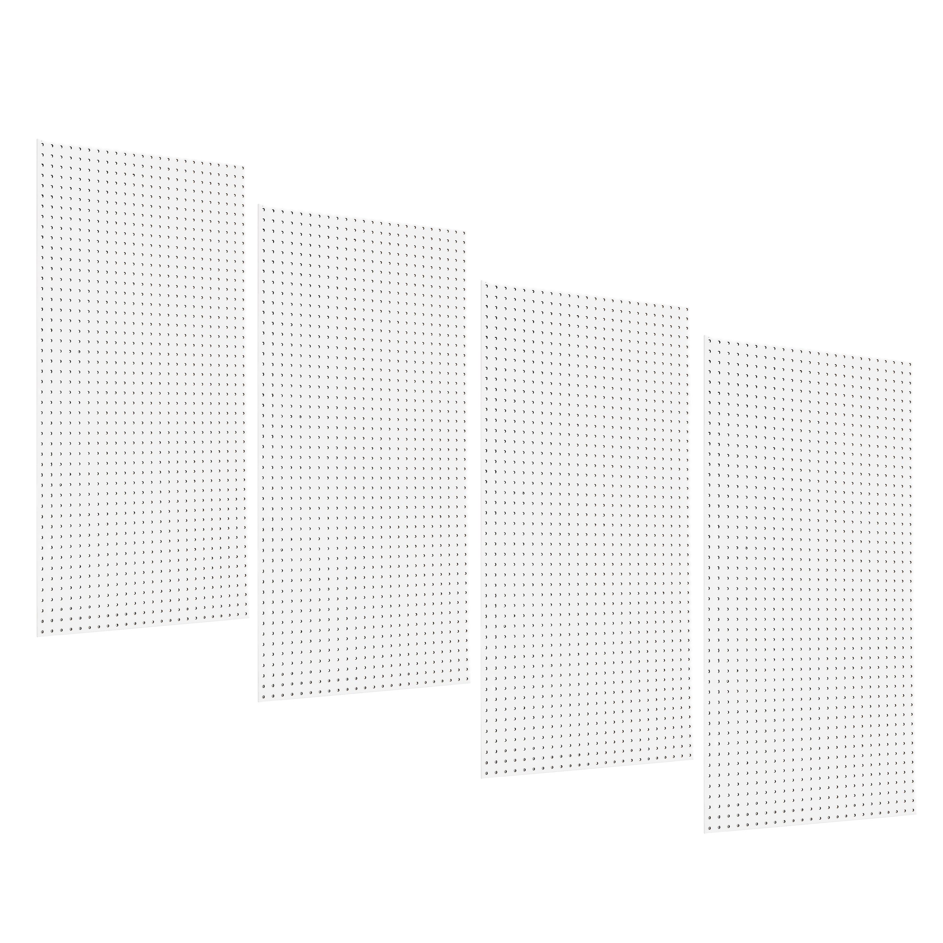 Triton Products DB-4 DuraBoard 4 -Piece Polypropylene Pegboard in White 24-in W x 48-in H