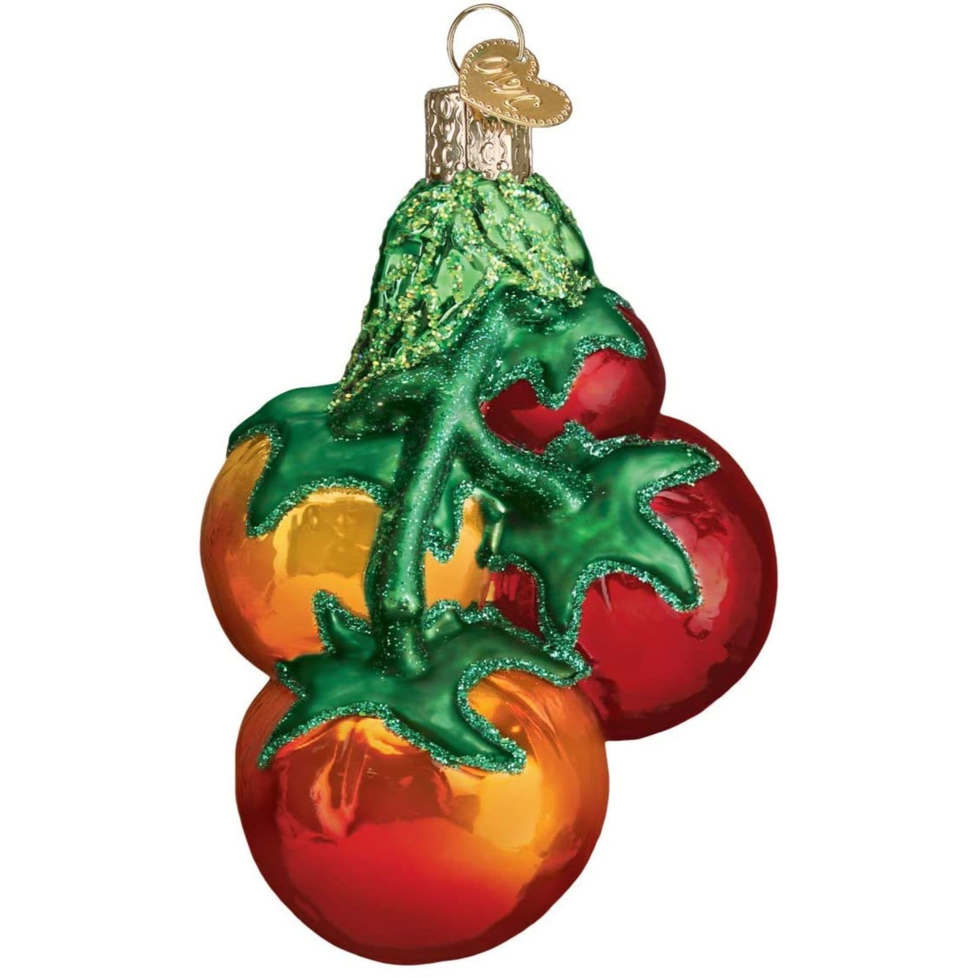 Old World Christmas 729343281241 Glass Blown Ornament For Christmas Tree - Tomatoes on Vine